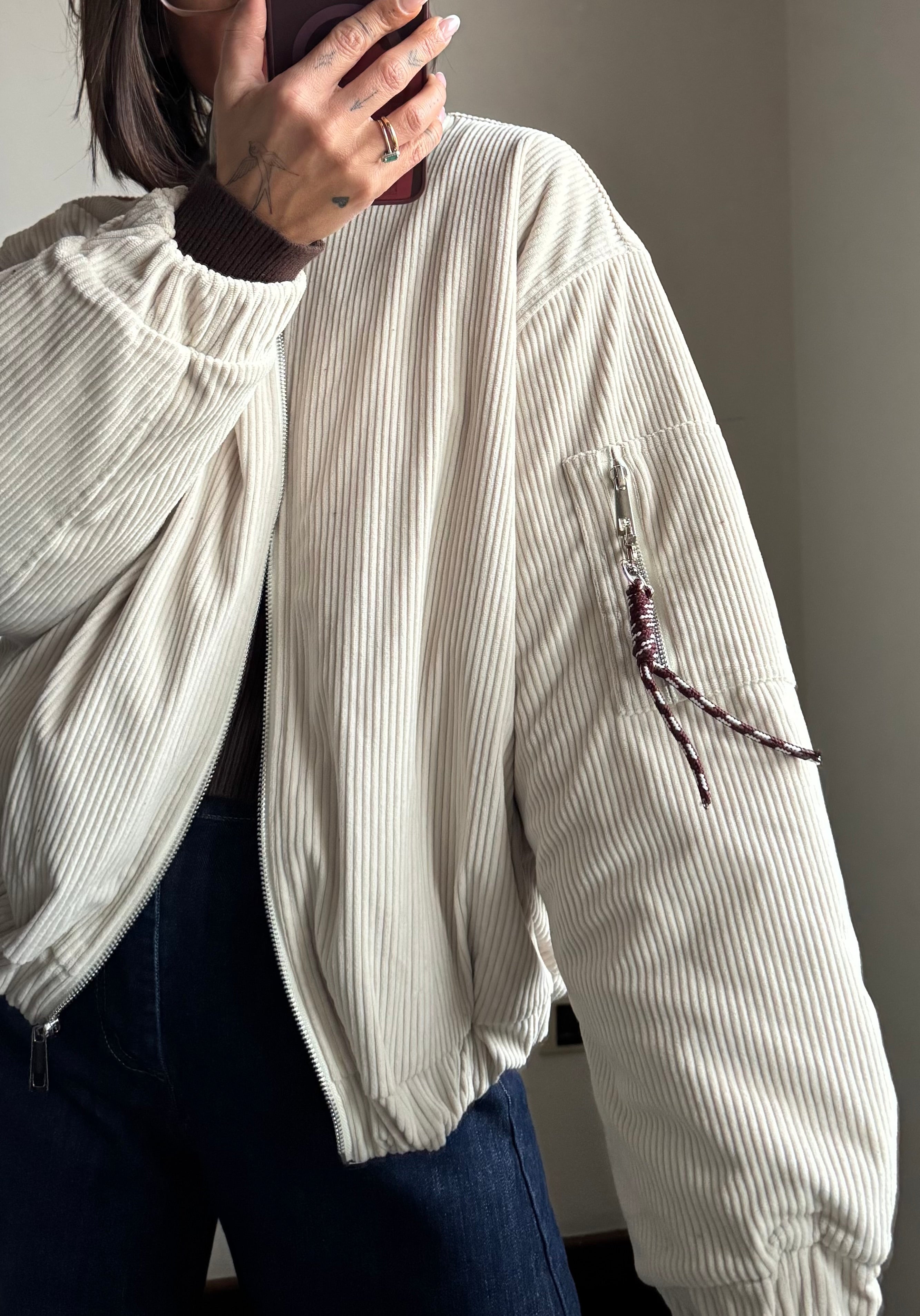 Bomber velluto Lumina