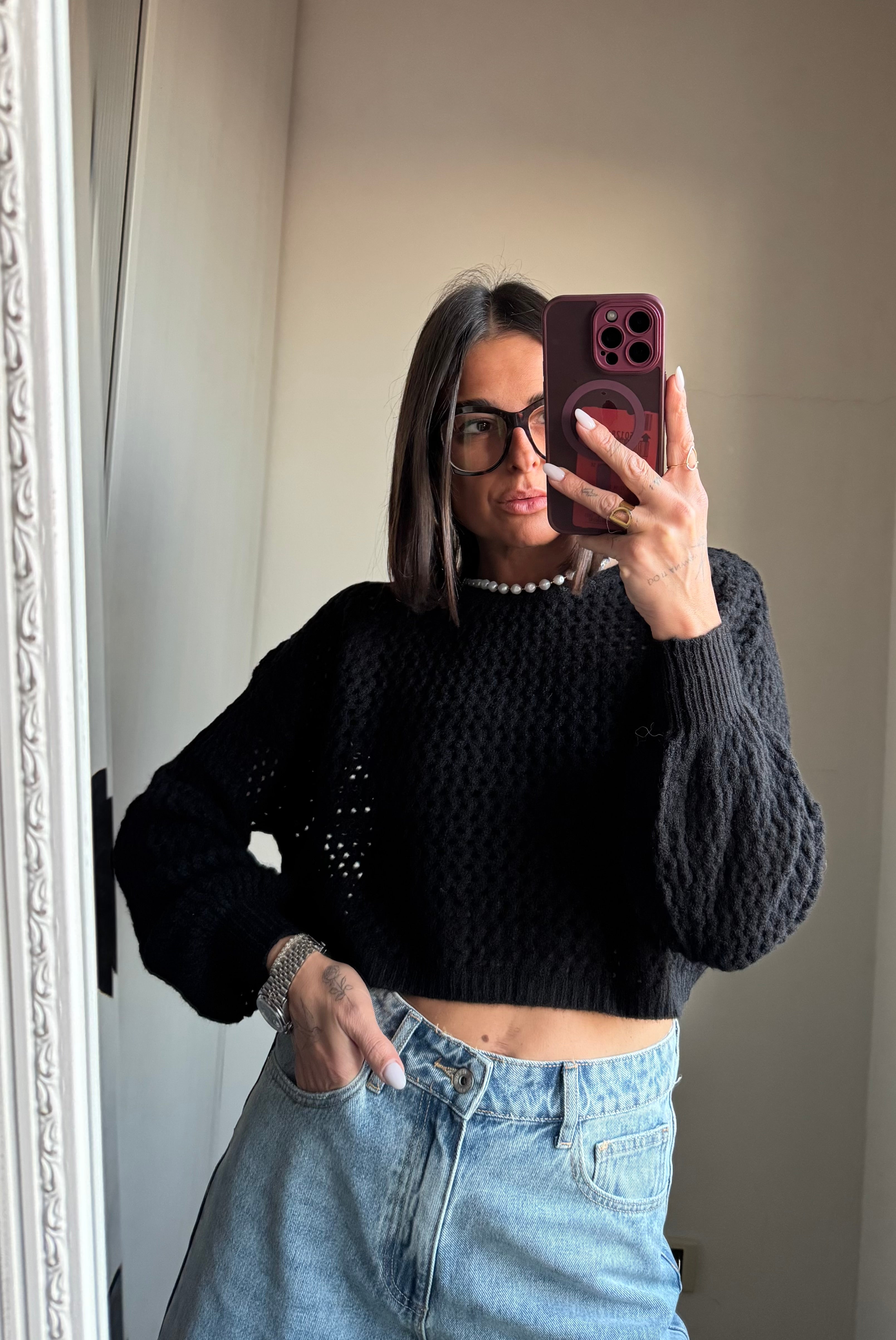 Pullover crop TWOWAY