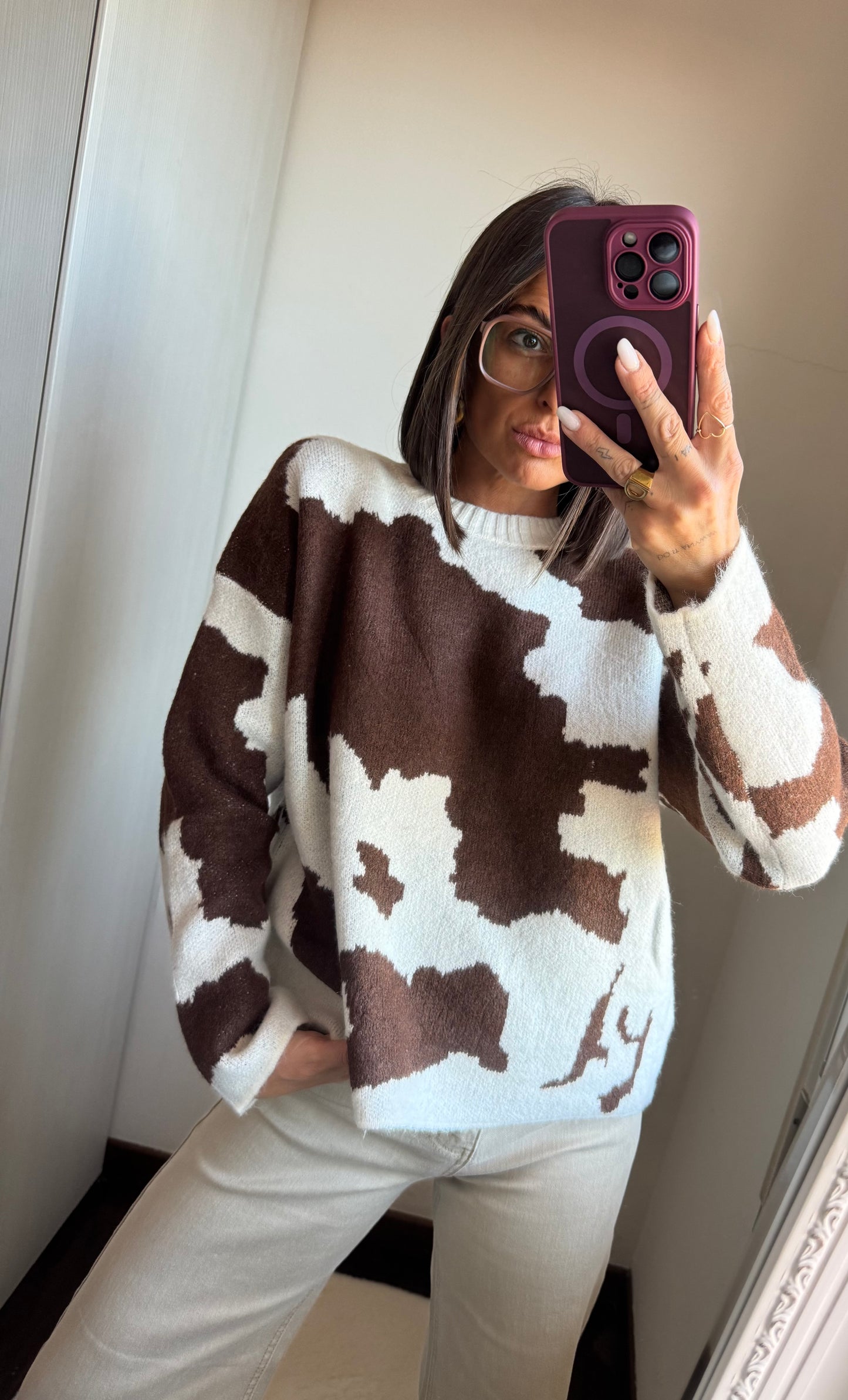 Pullover cow
