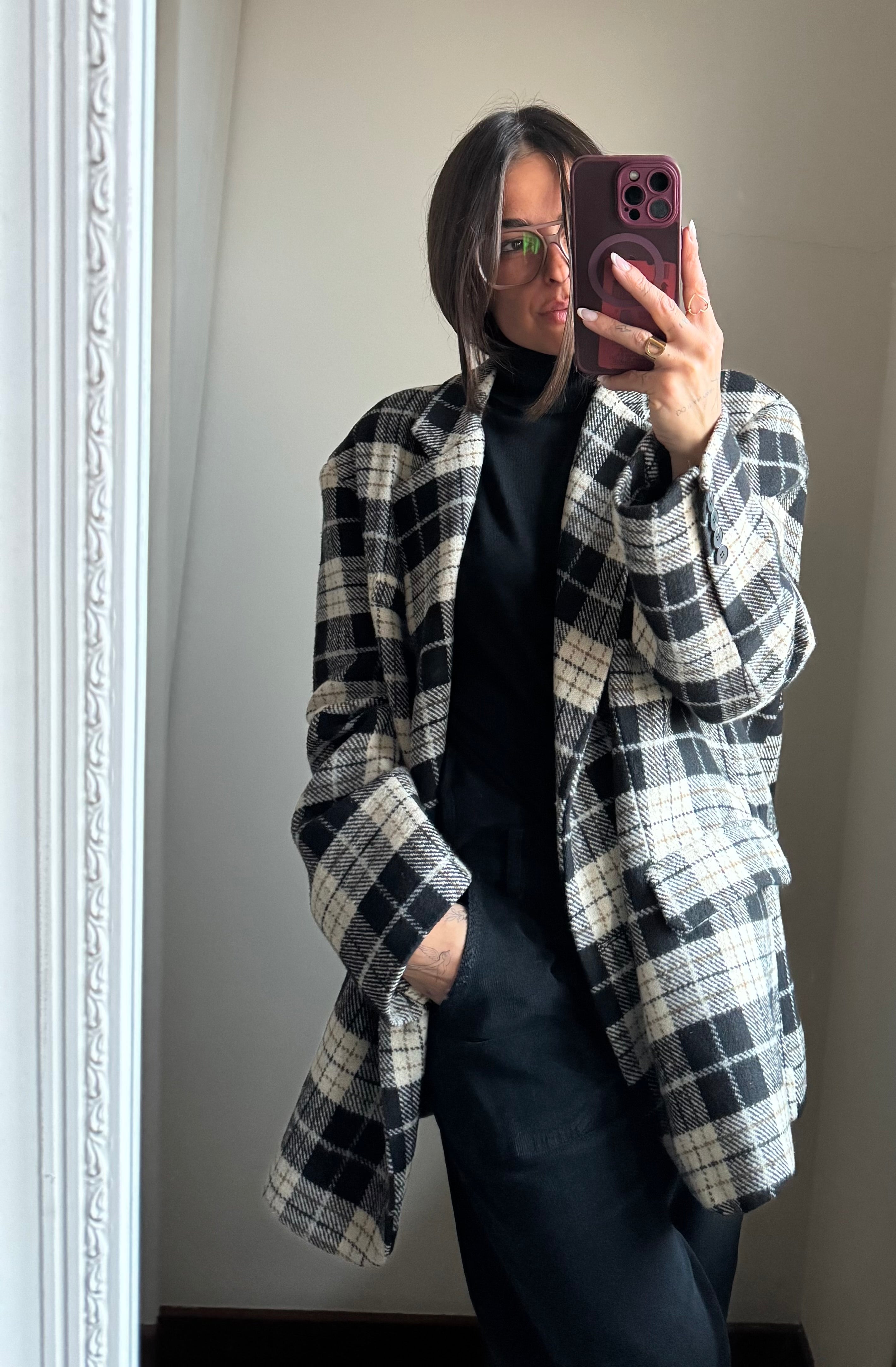 Blazer check over Lumina