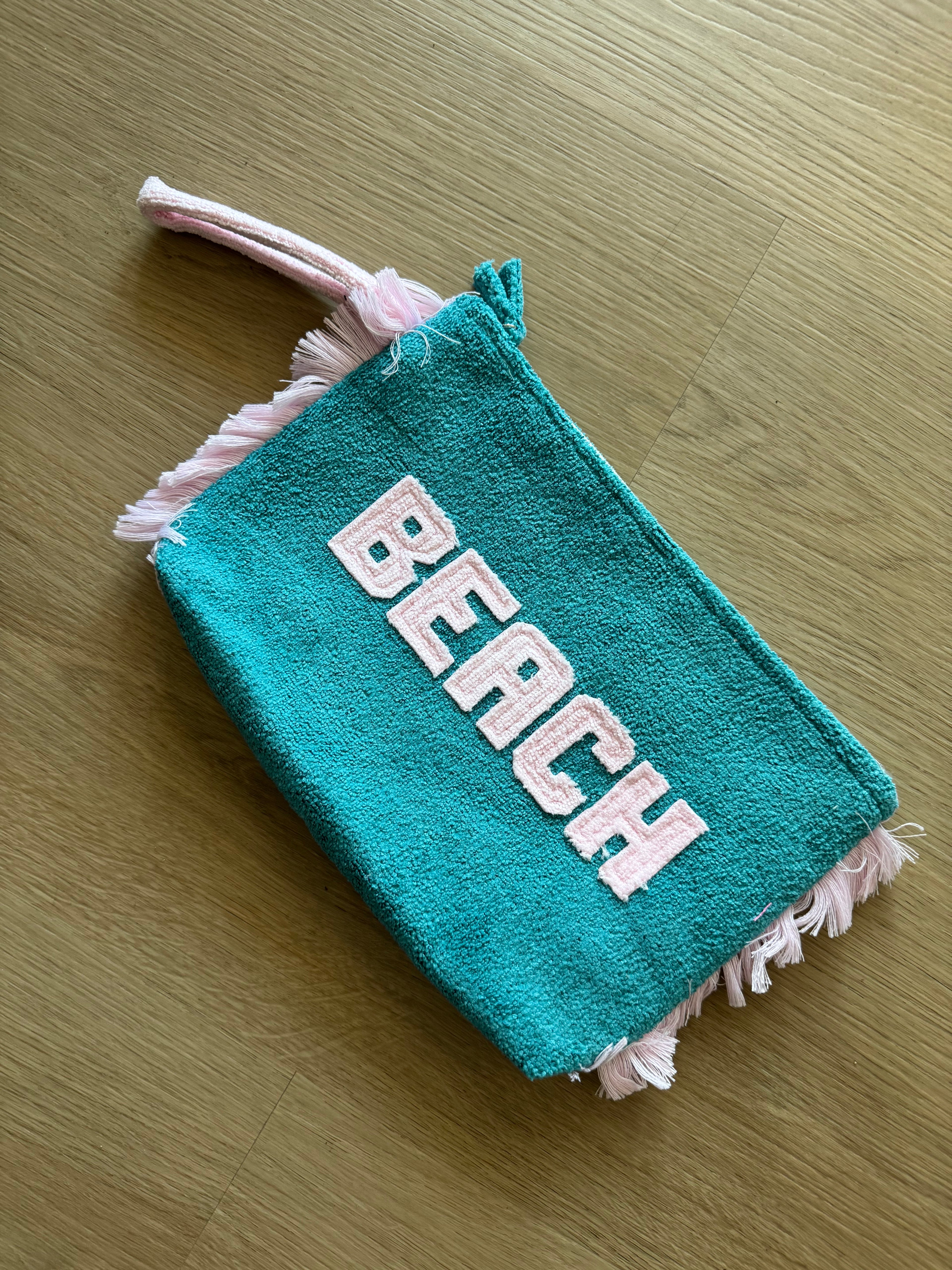 Pochette beach in spugna