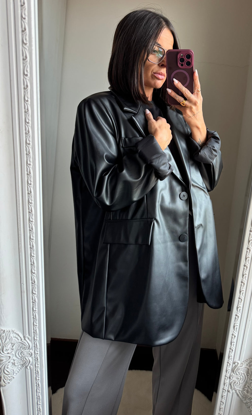 Blazer over ecopelle