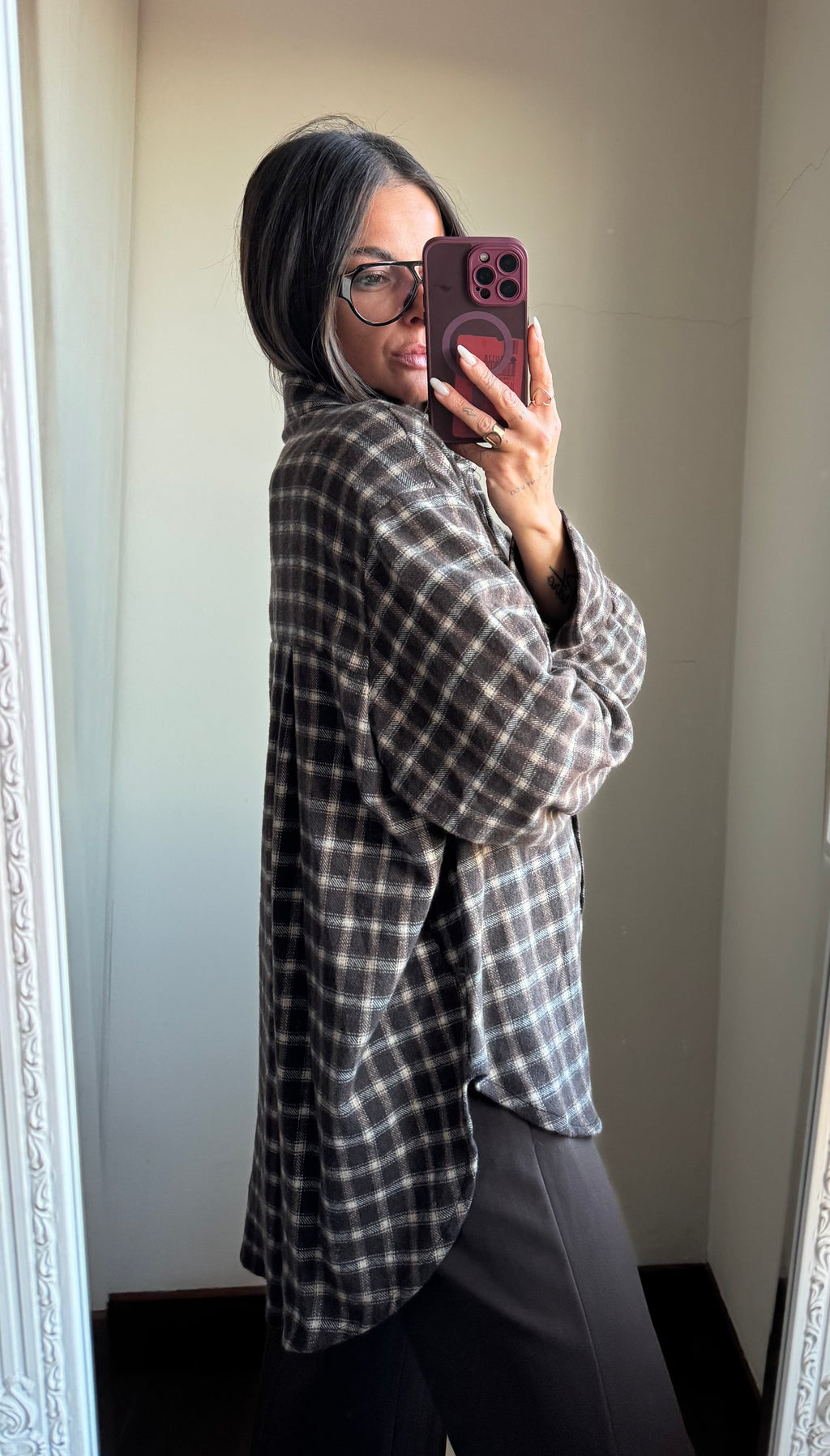 Camicia check over Altamira