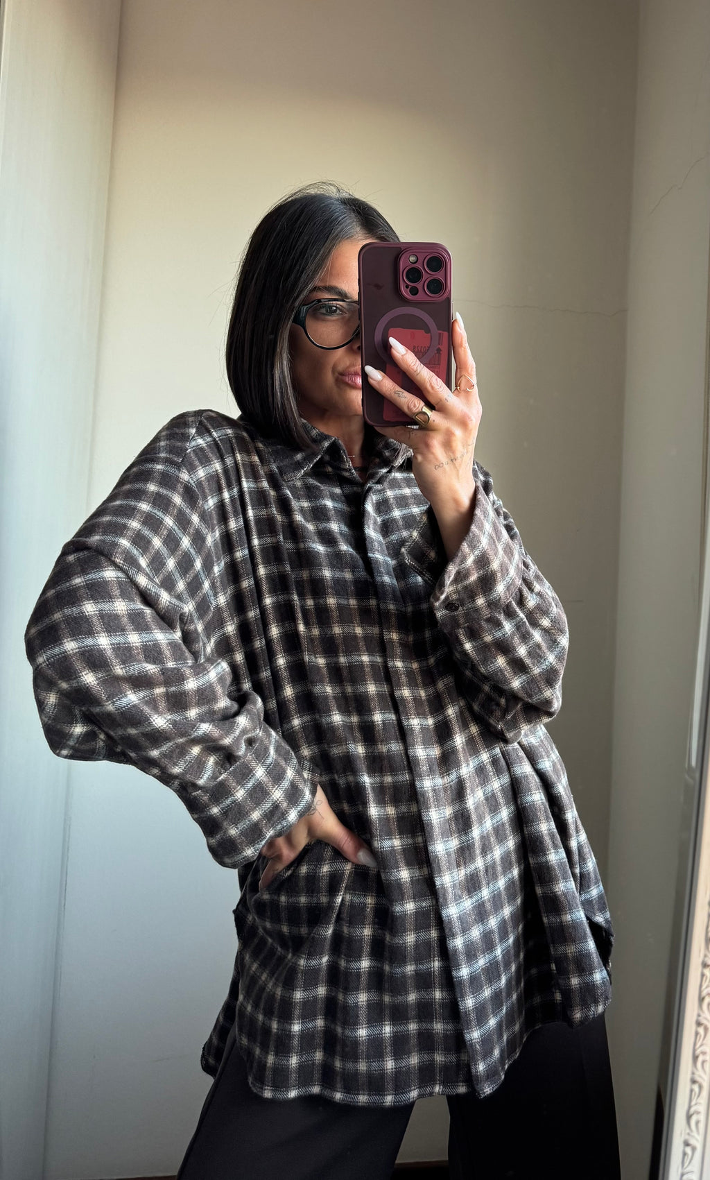 Camicia check over Altamira