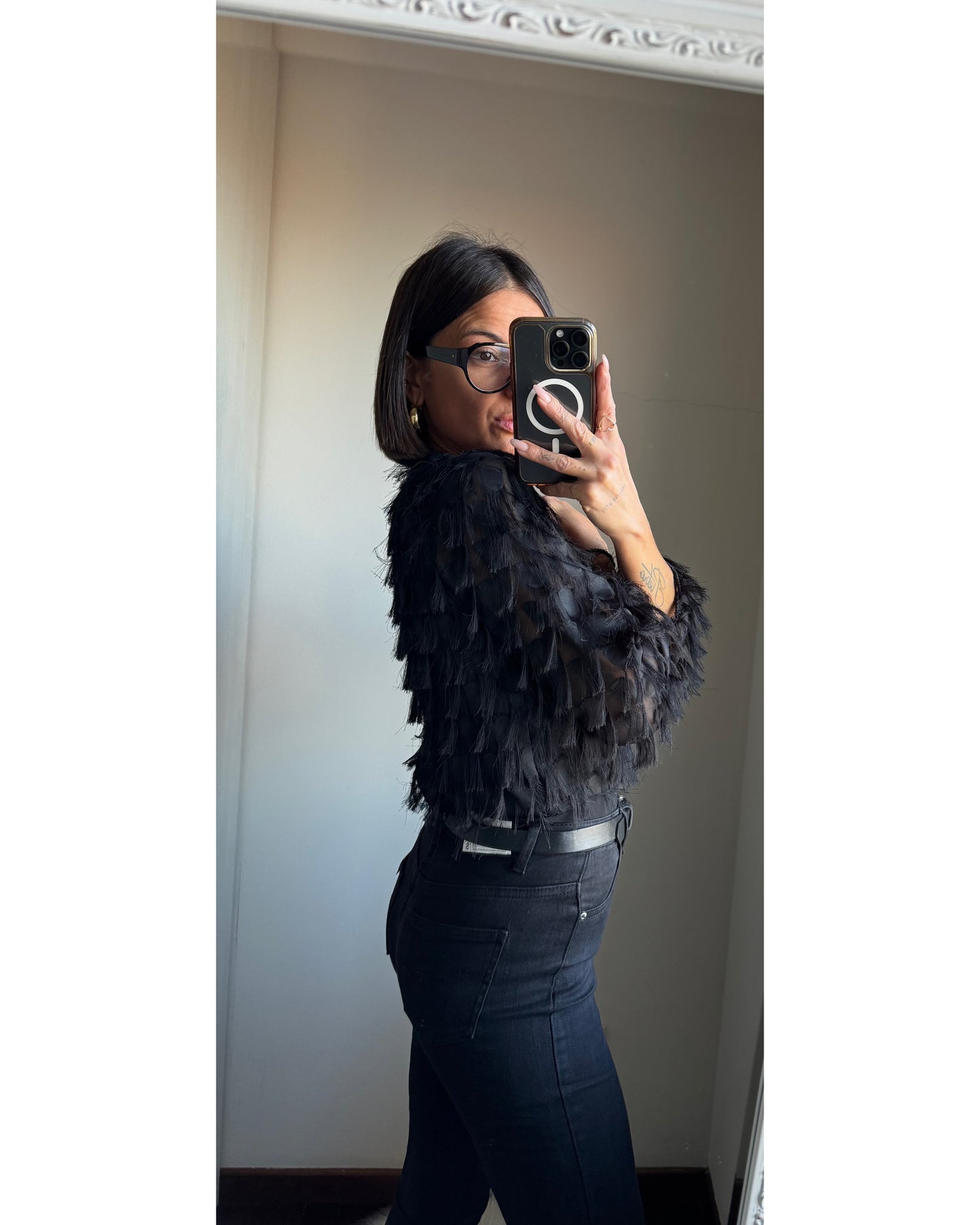 Jeans skinny nero