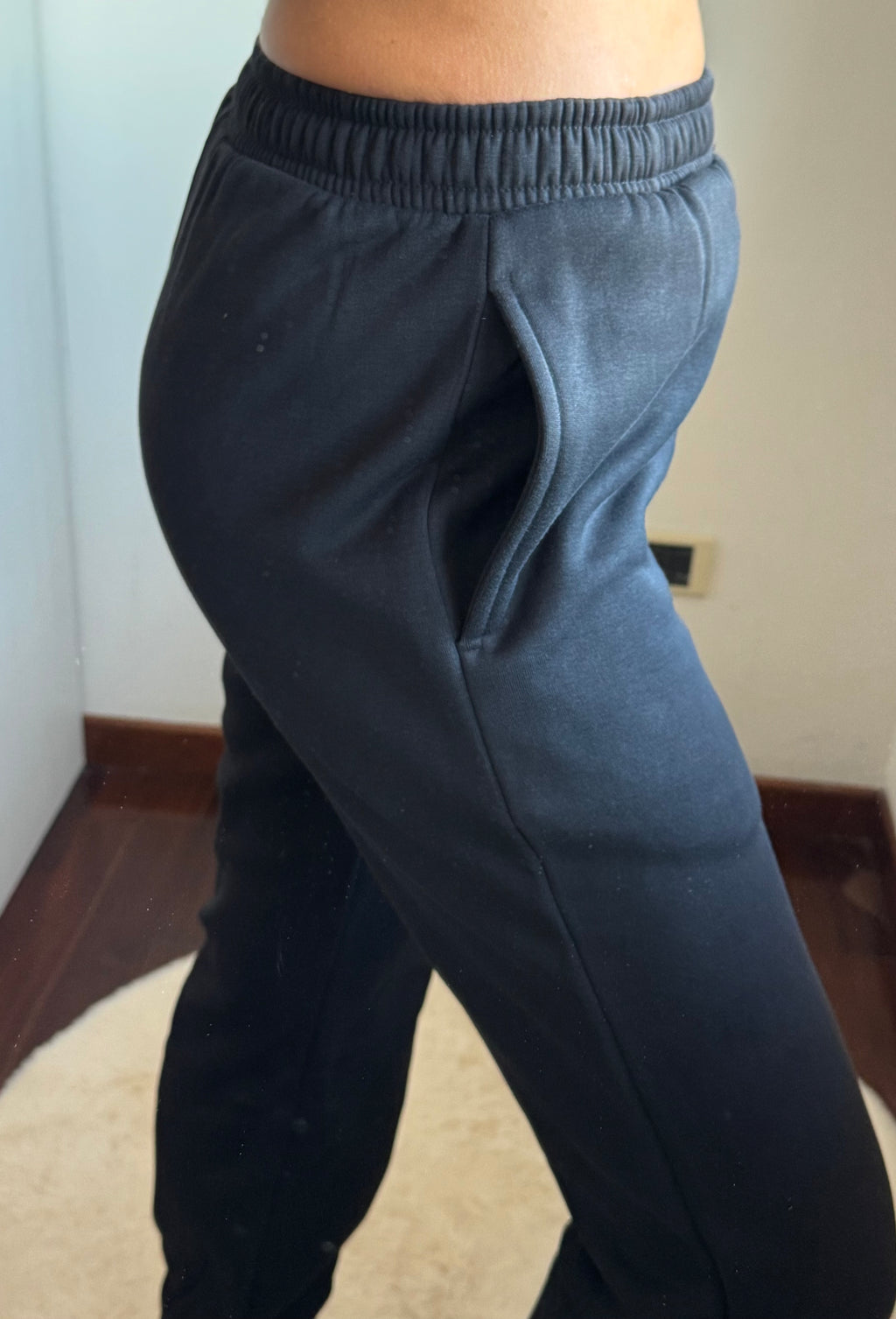 Pantalone tuta felpato