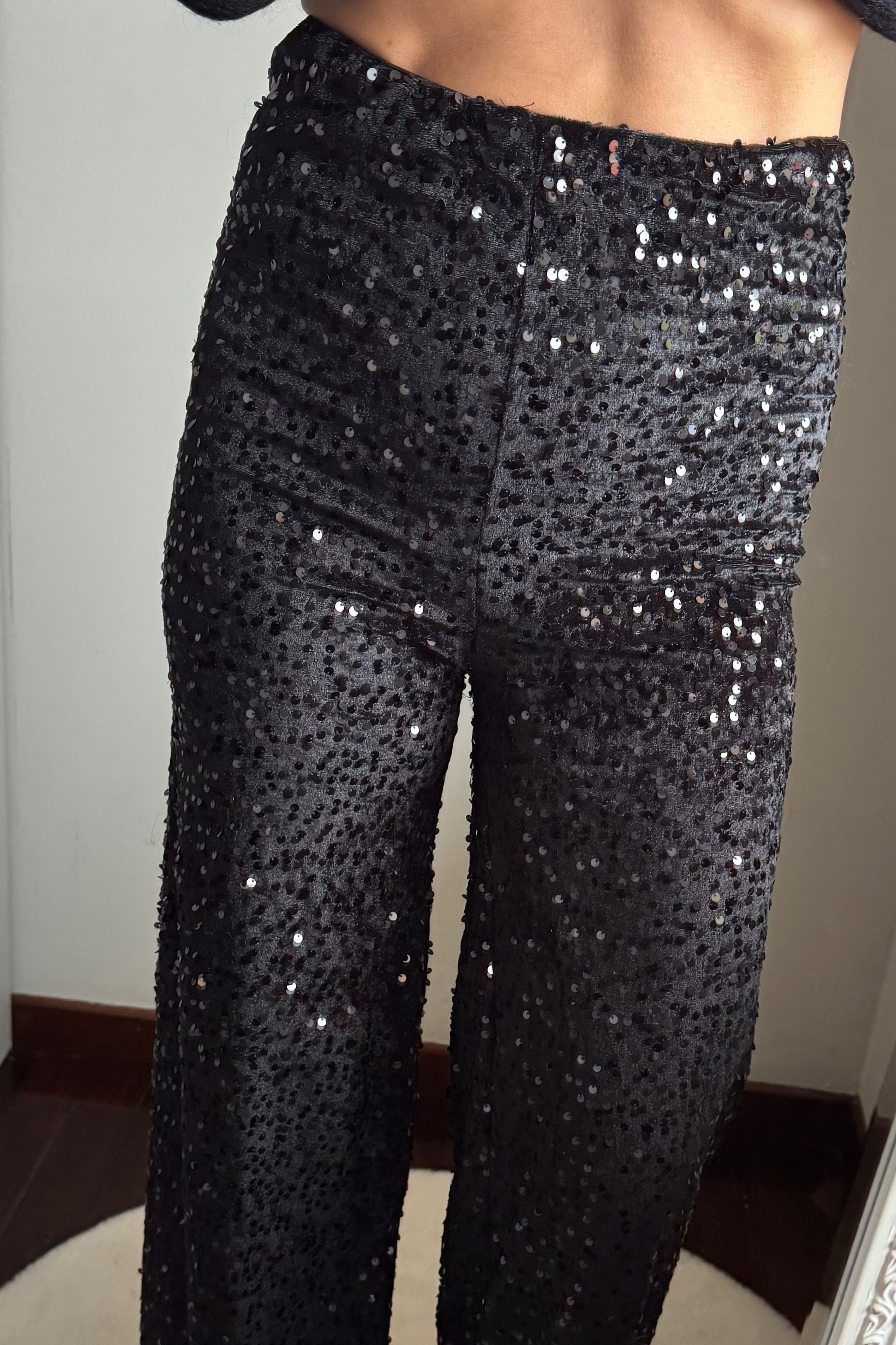 Pantalone paillettes