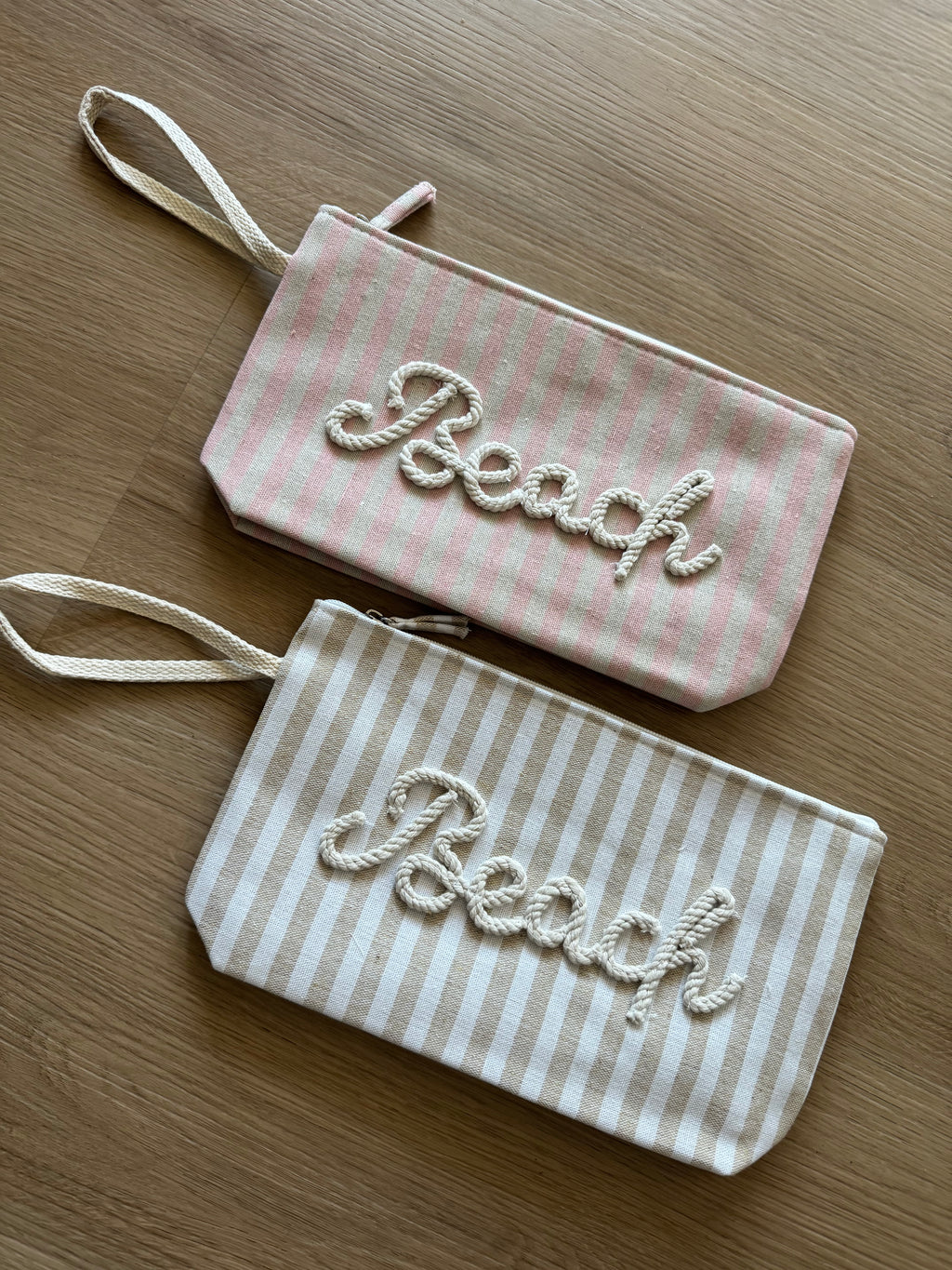 Pochette beach righe