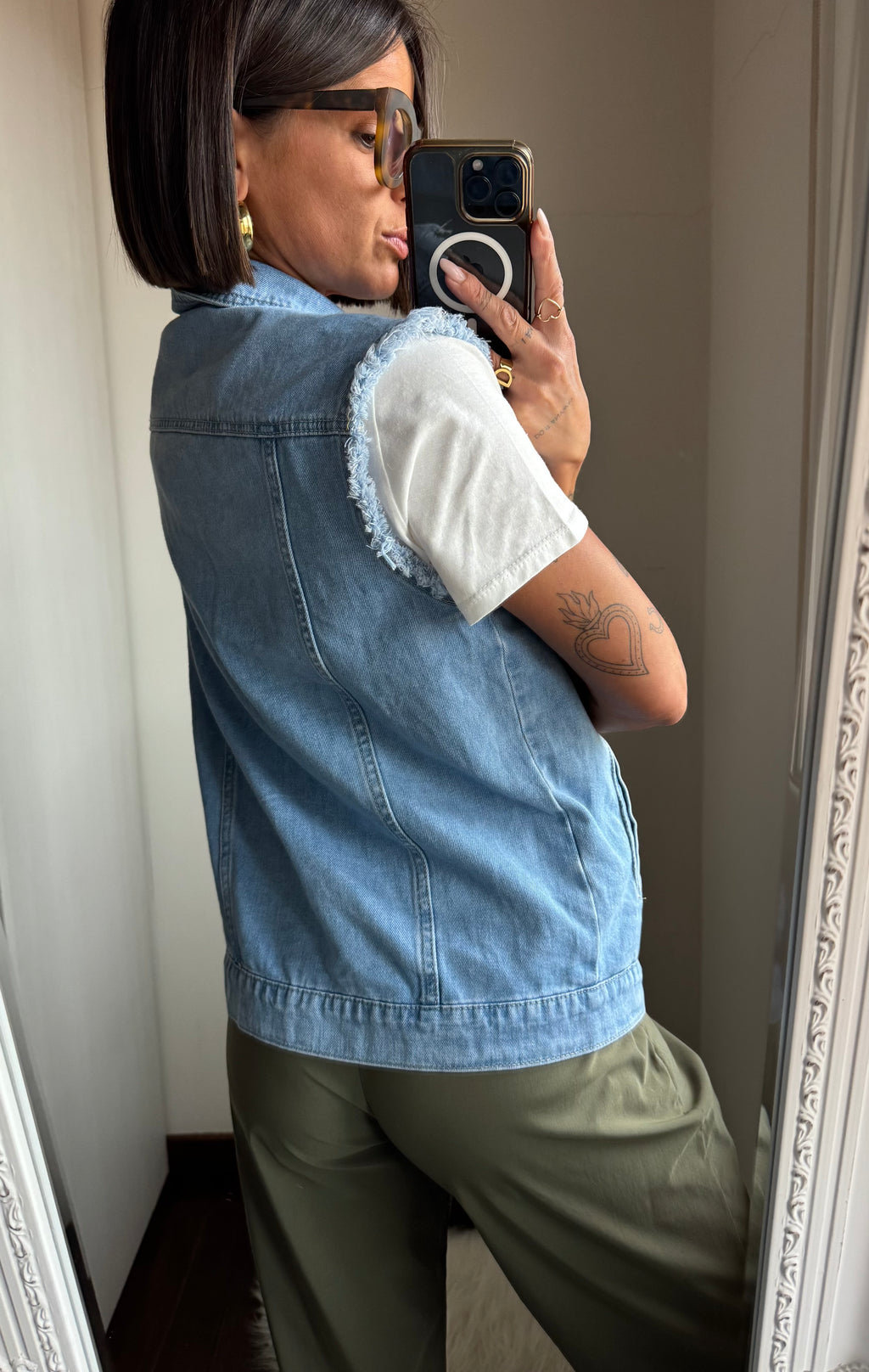Gilet denim