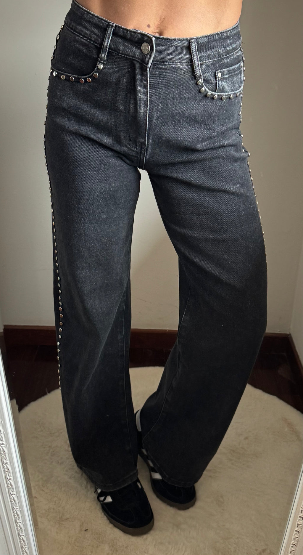 Jeans borchie