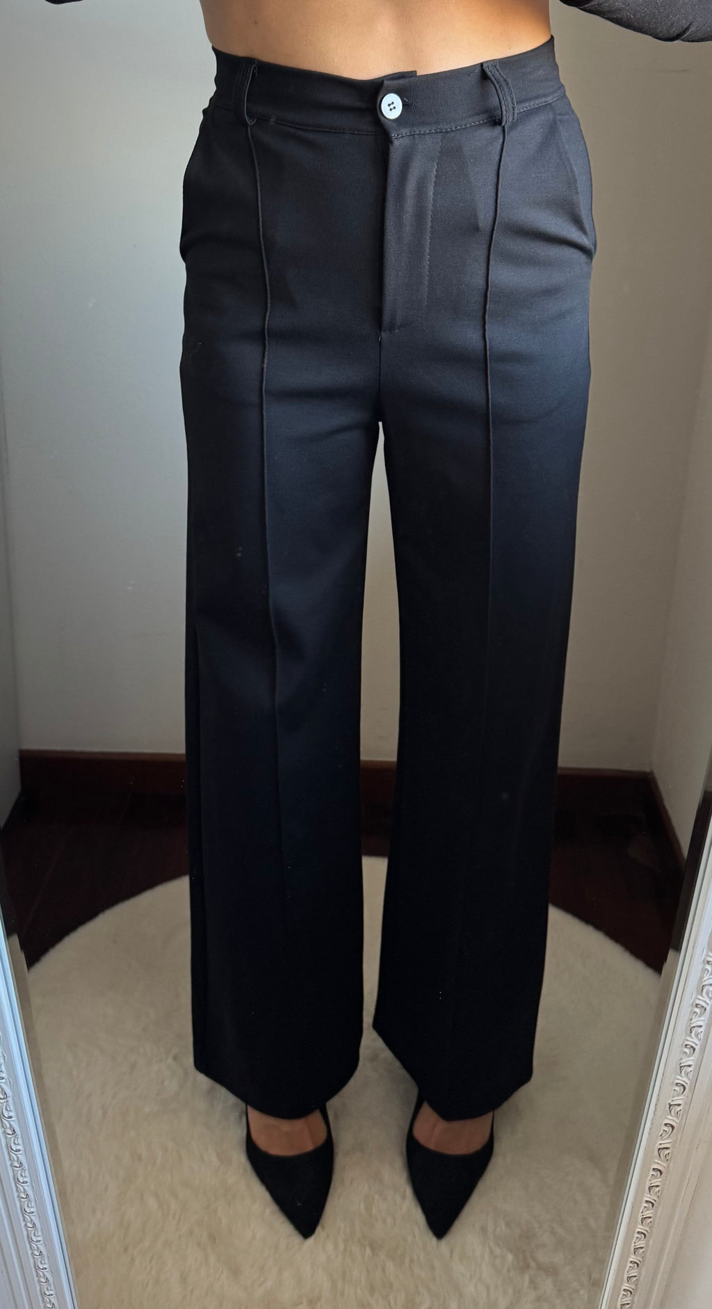 Pantalone palazzo elasticizzato