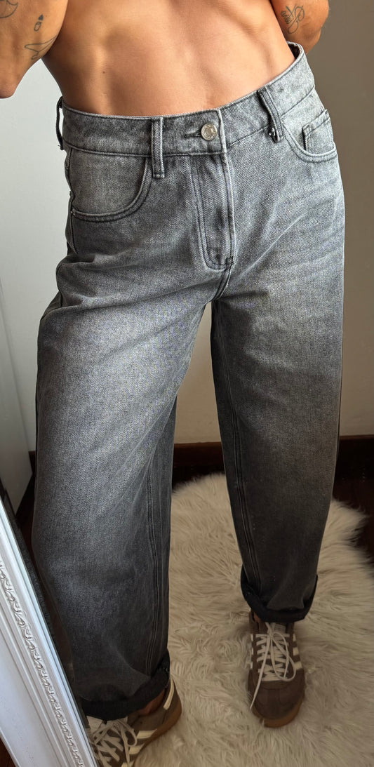 Jeans MOM FIT BLACK