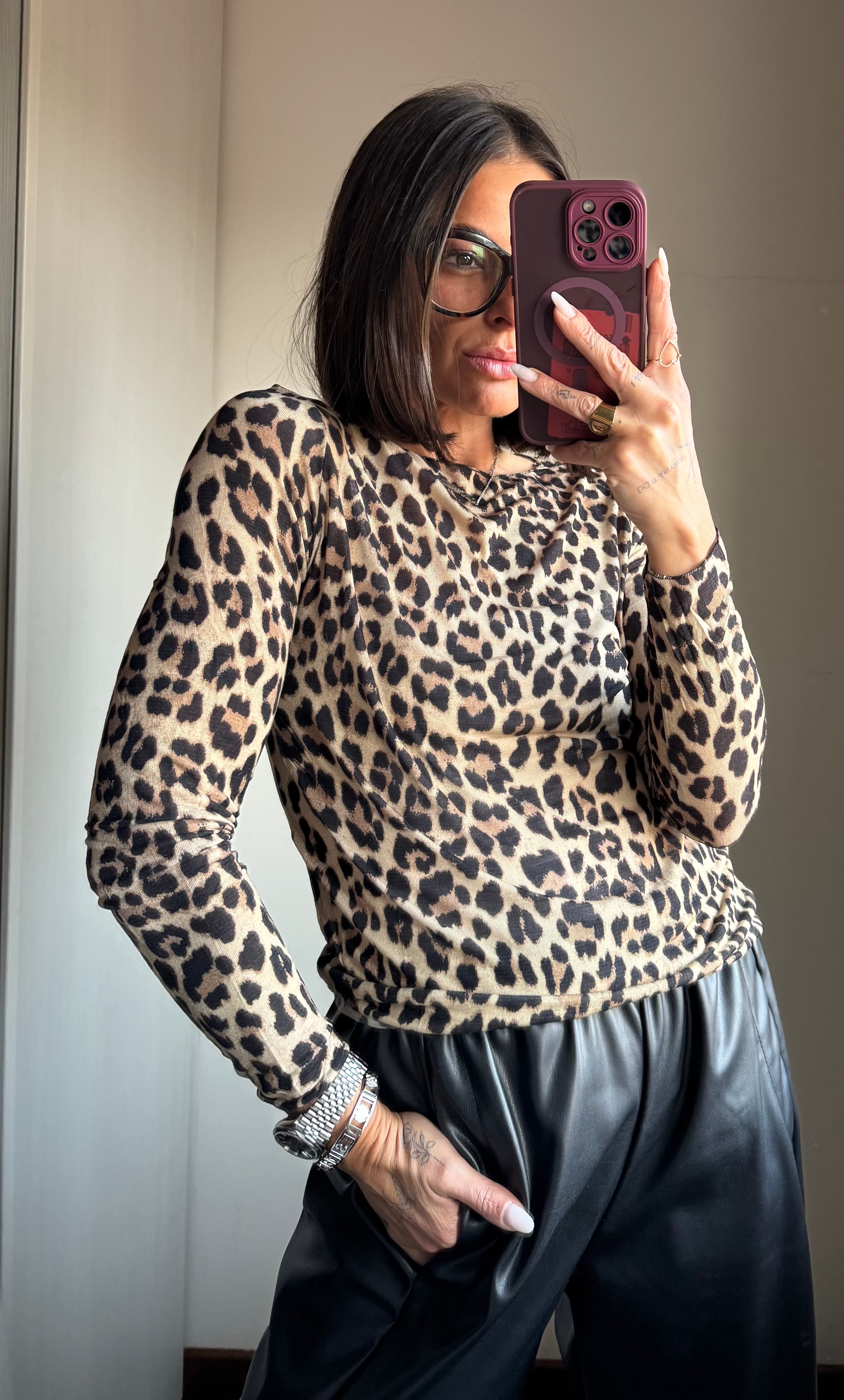 Maglia cashmere macula