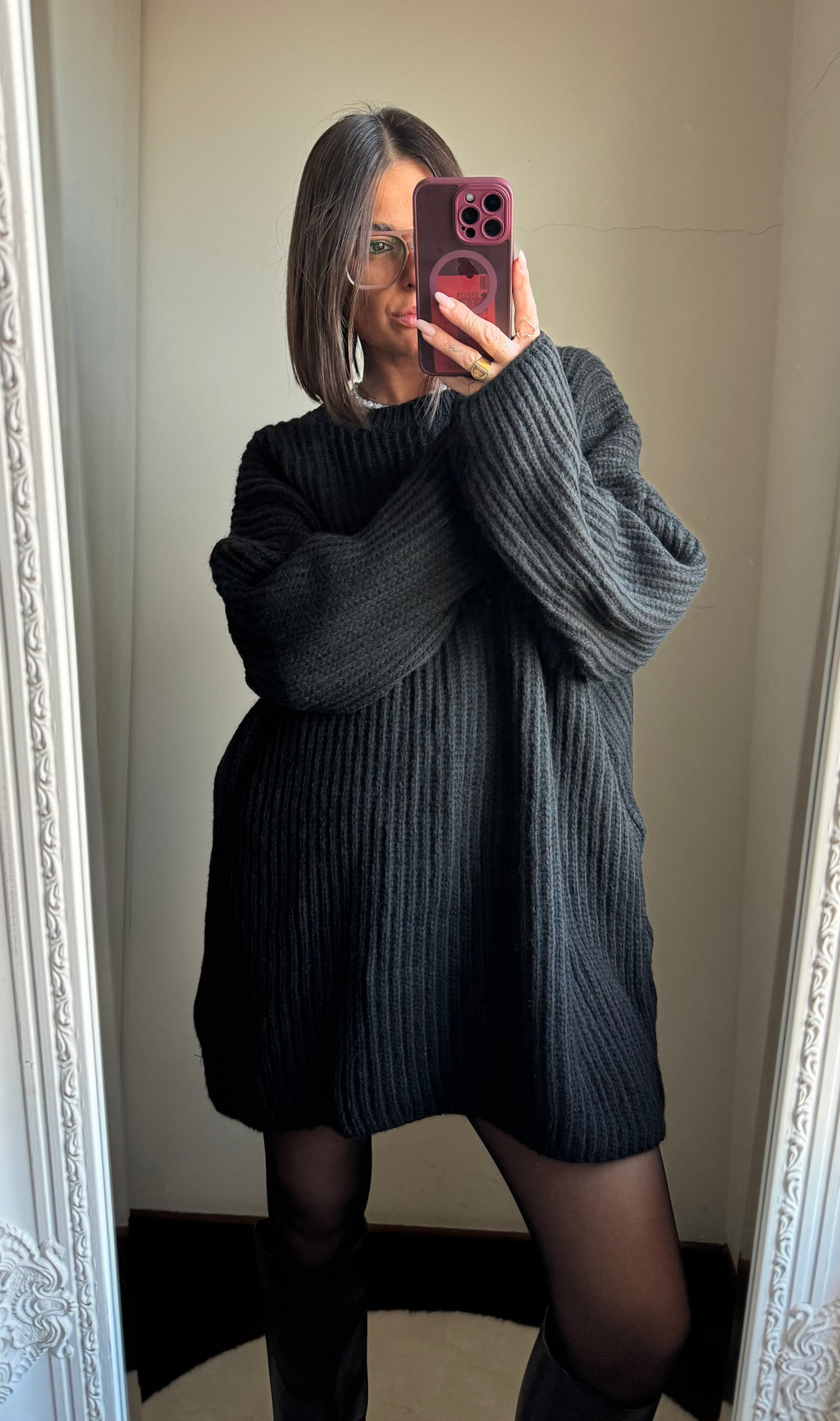 Abito in maglia over