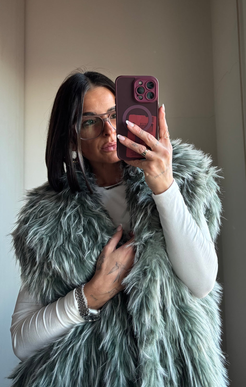 Gilet eco fur Lumina