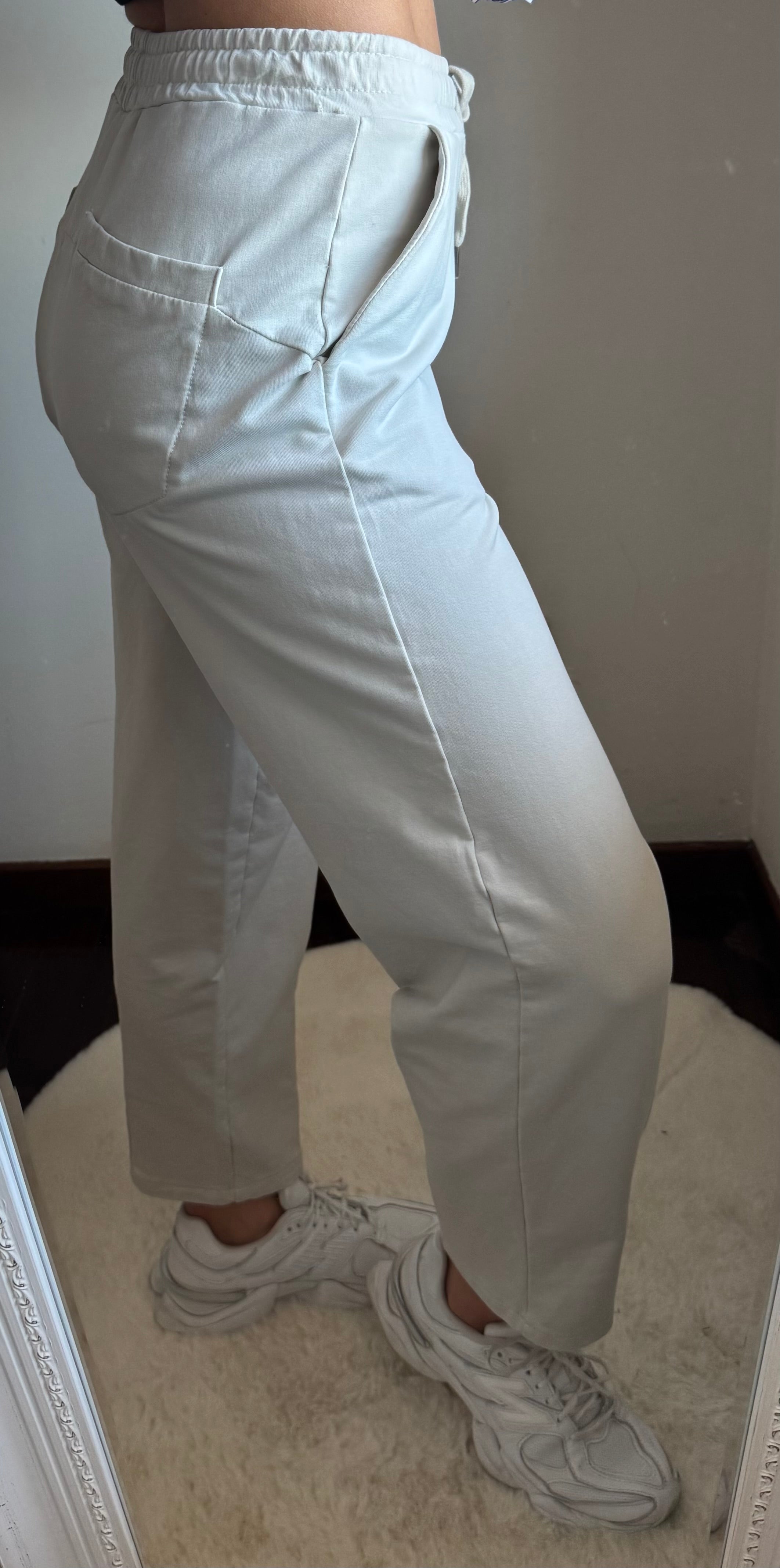 Pantalone jogger strutturato