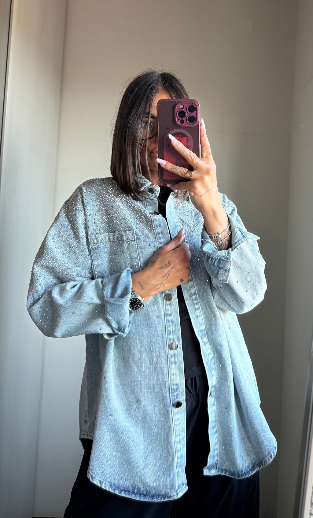 Giacca a camicia Laila