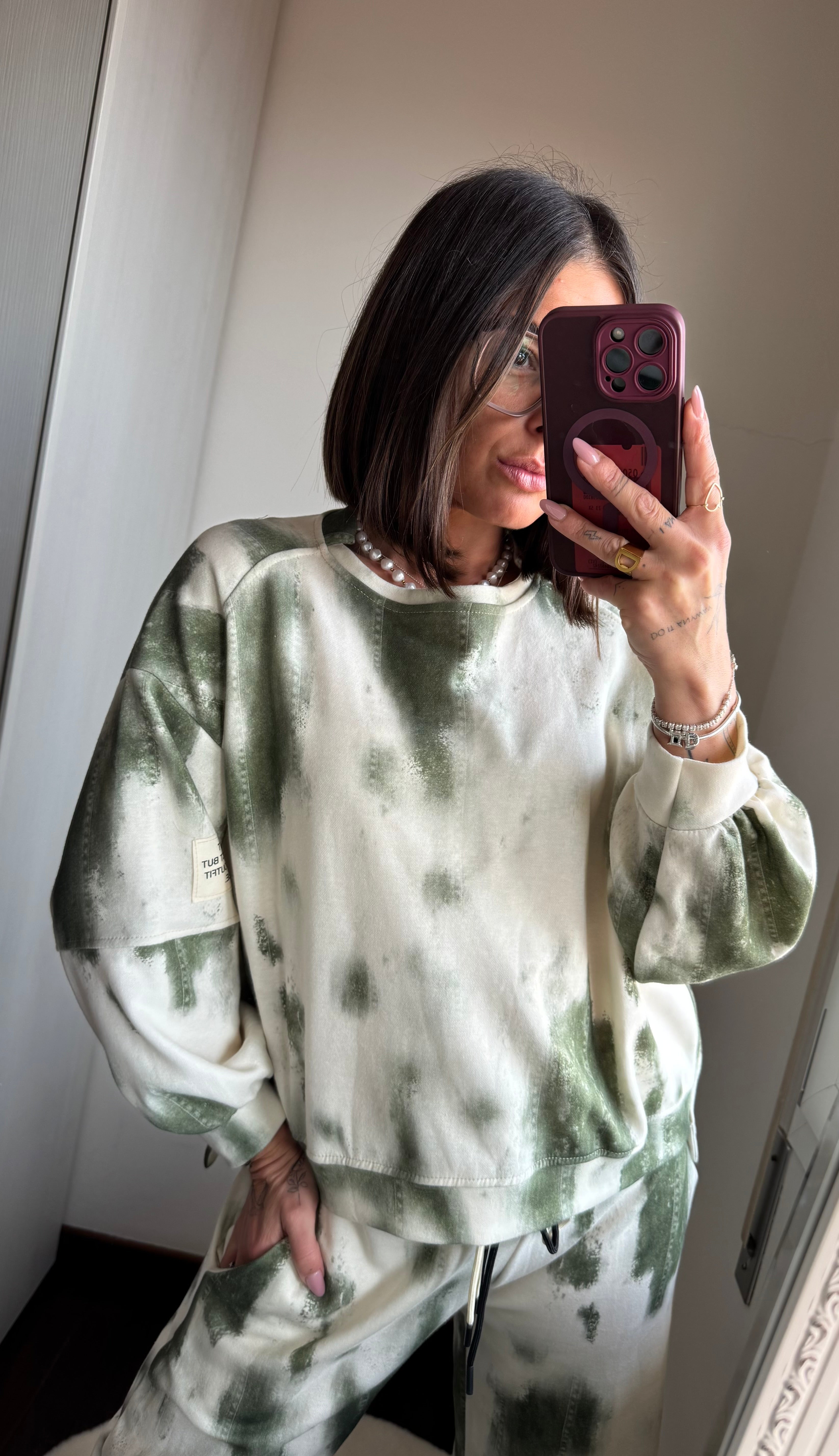 Coordinato tuta print