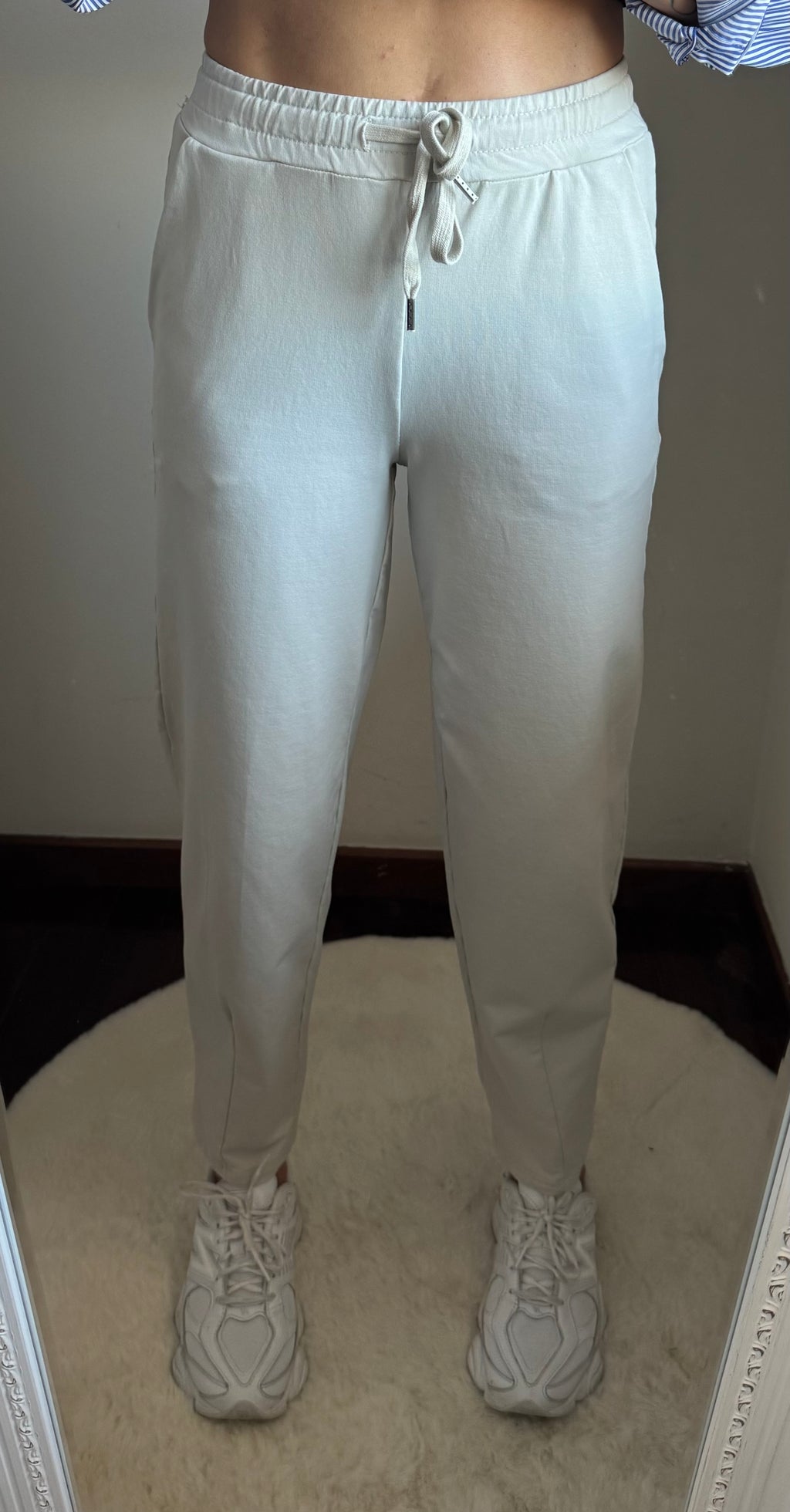 Pantalone jogger strutturato