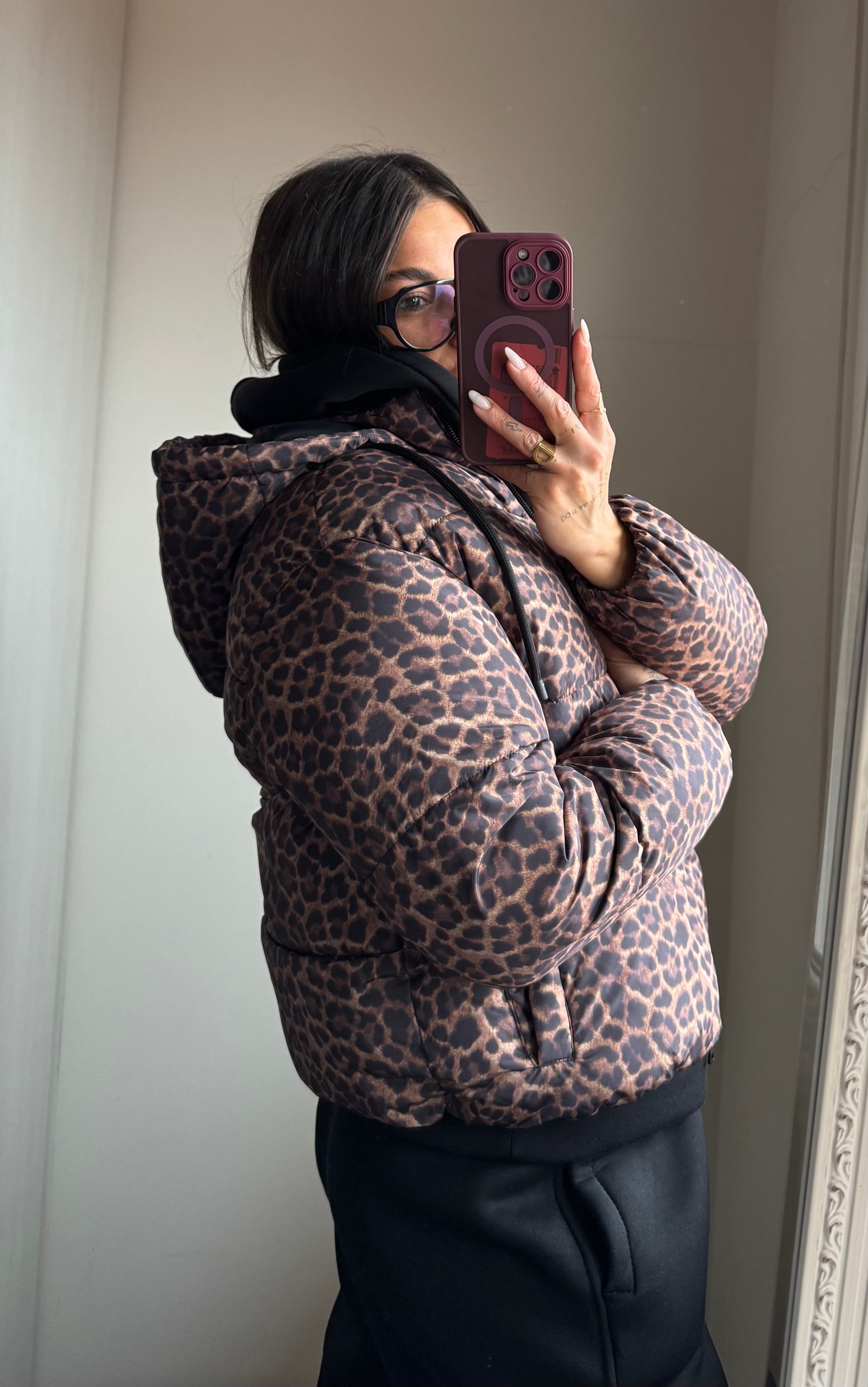 Giacca imbottita macula