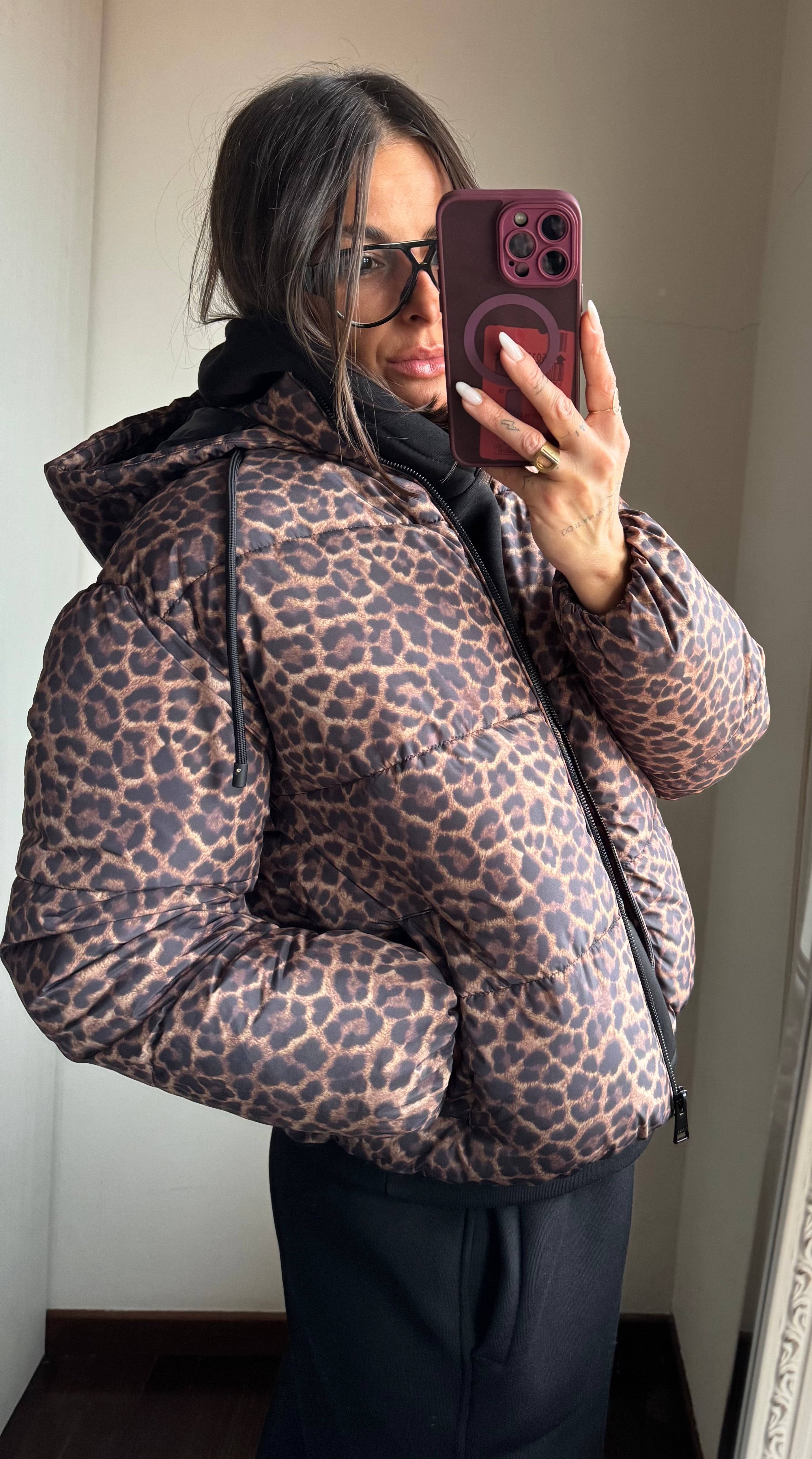 Giacca imbottita macula