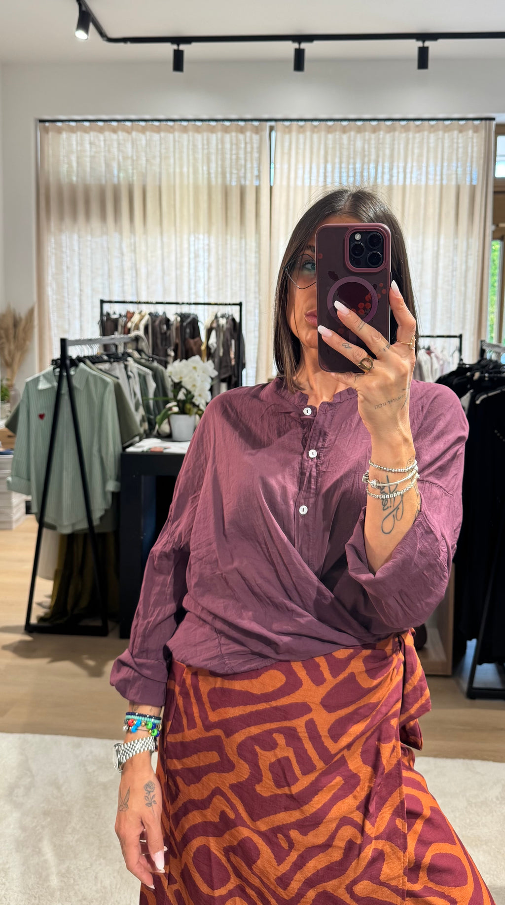 Camicia coreana cotone