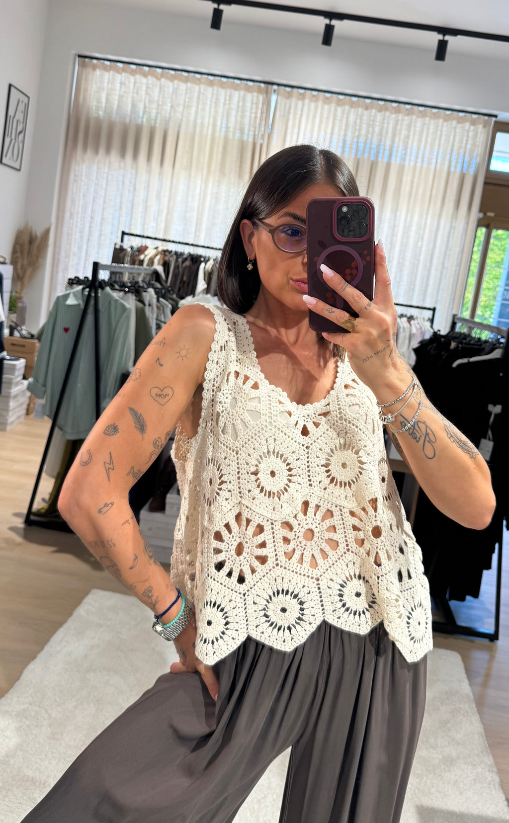 Top in crochet