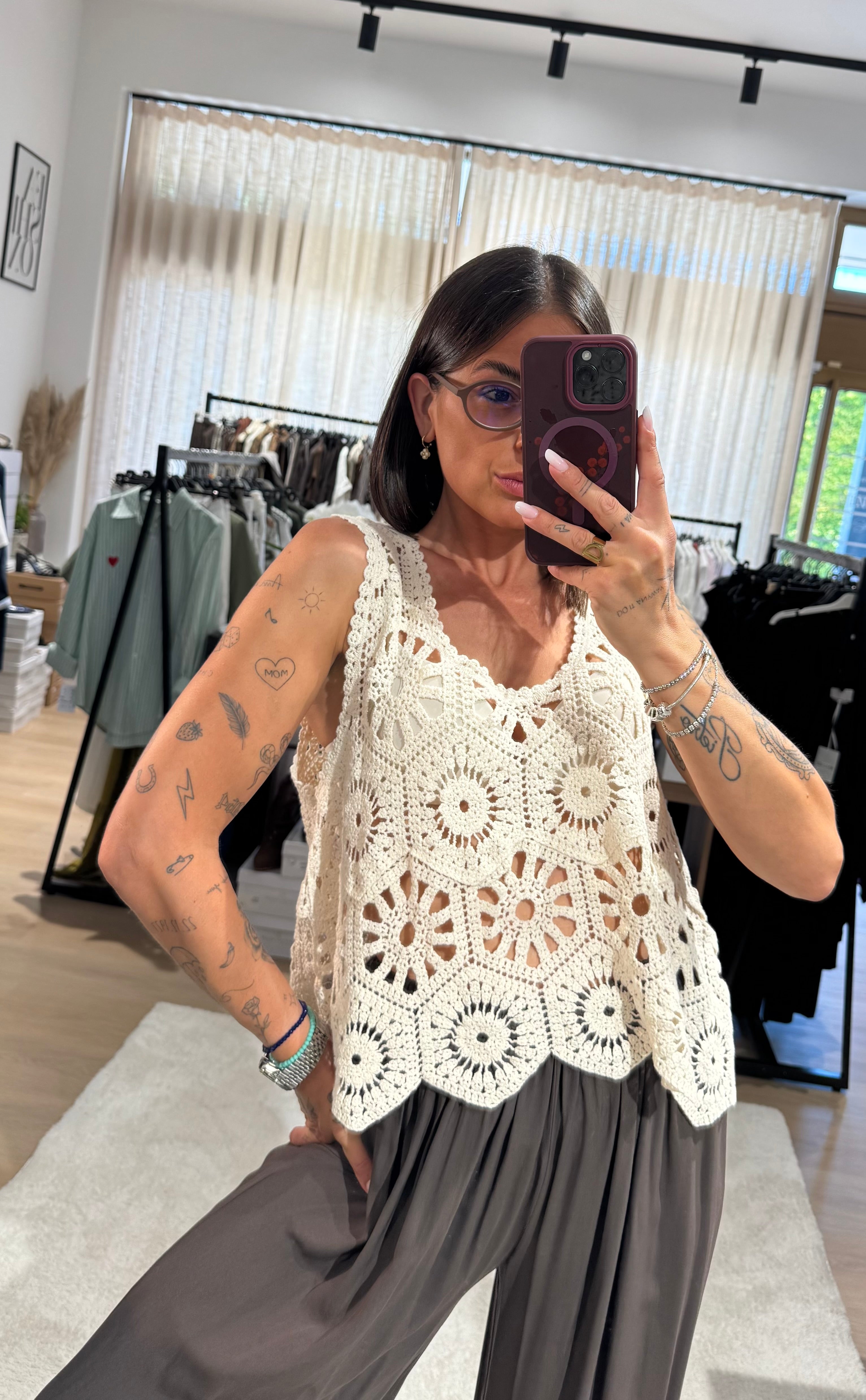 Top in crochet