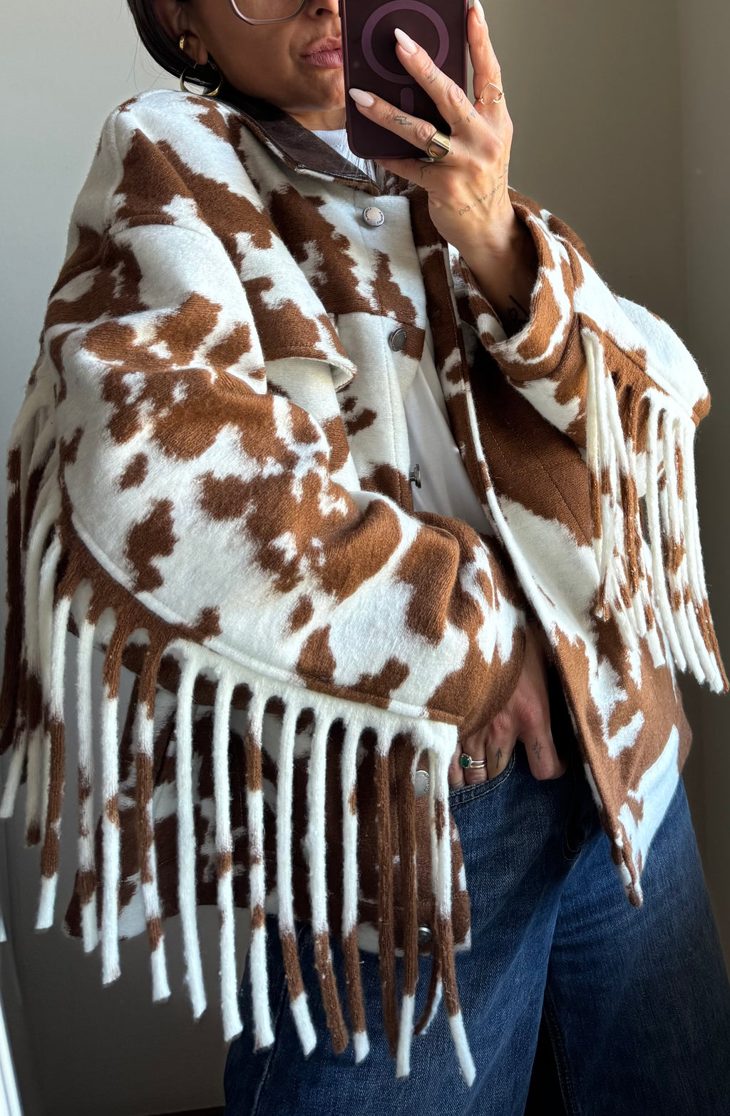 Giacca frange Lumina