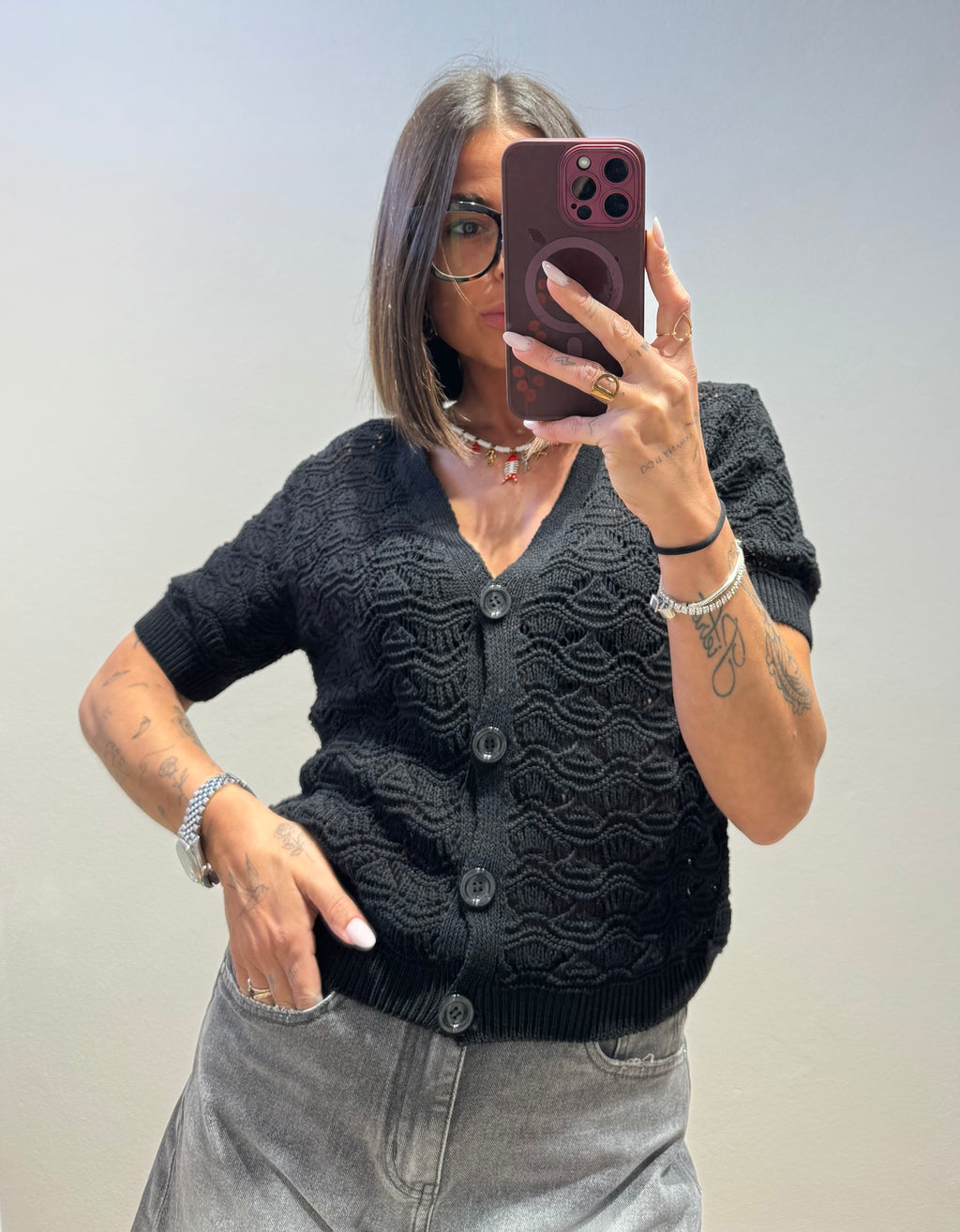 Maglia in crochet