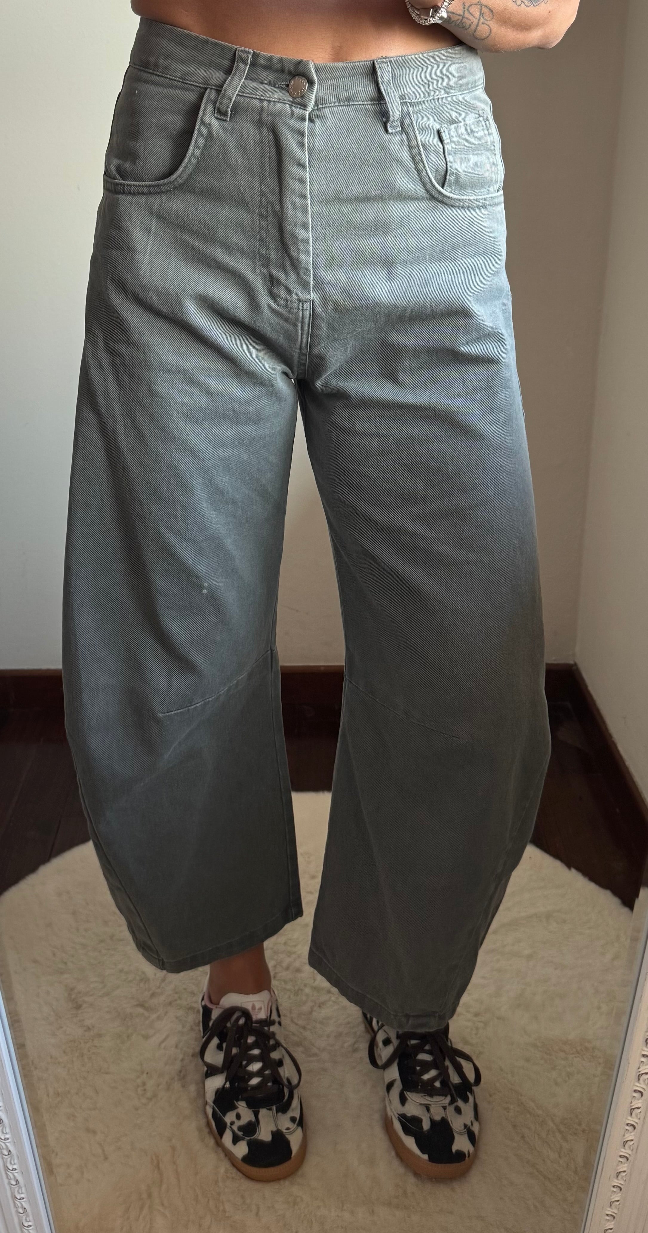 Jeans barrel Altamira GREY