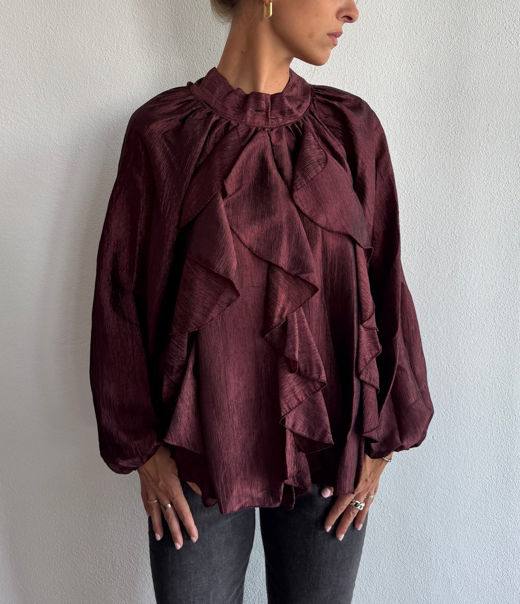 Camicia con volant