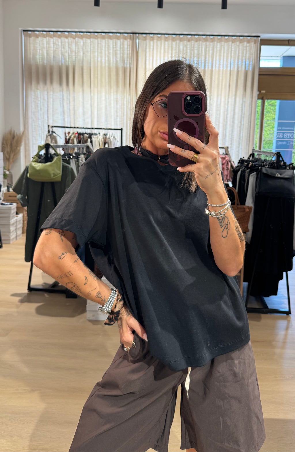 T-shirt basic a scatola