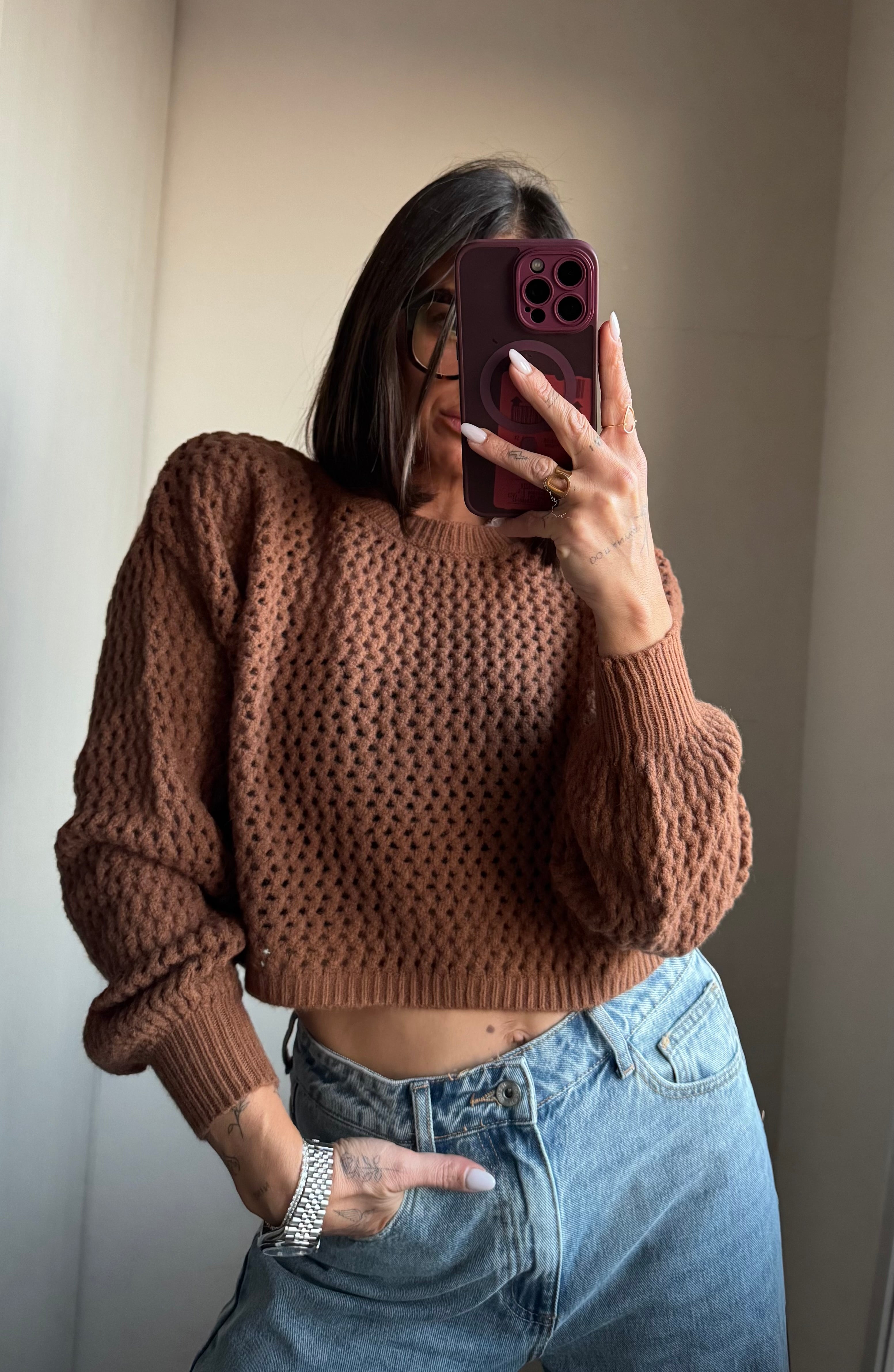 Pullover crop TWOWAY