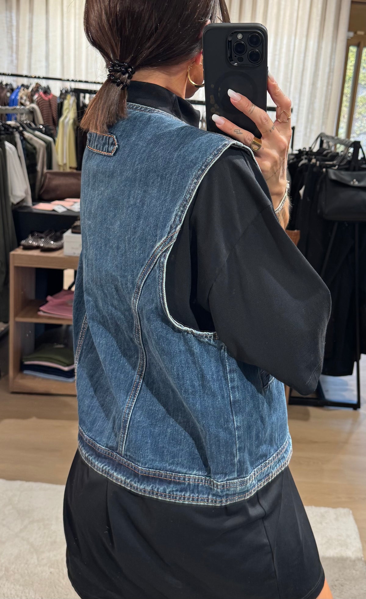 Gilet in denim