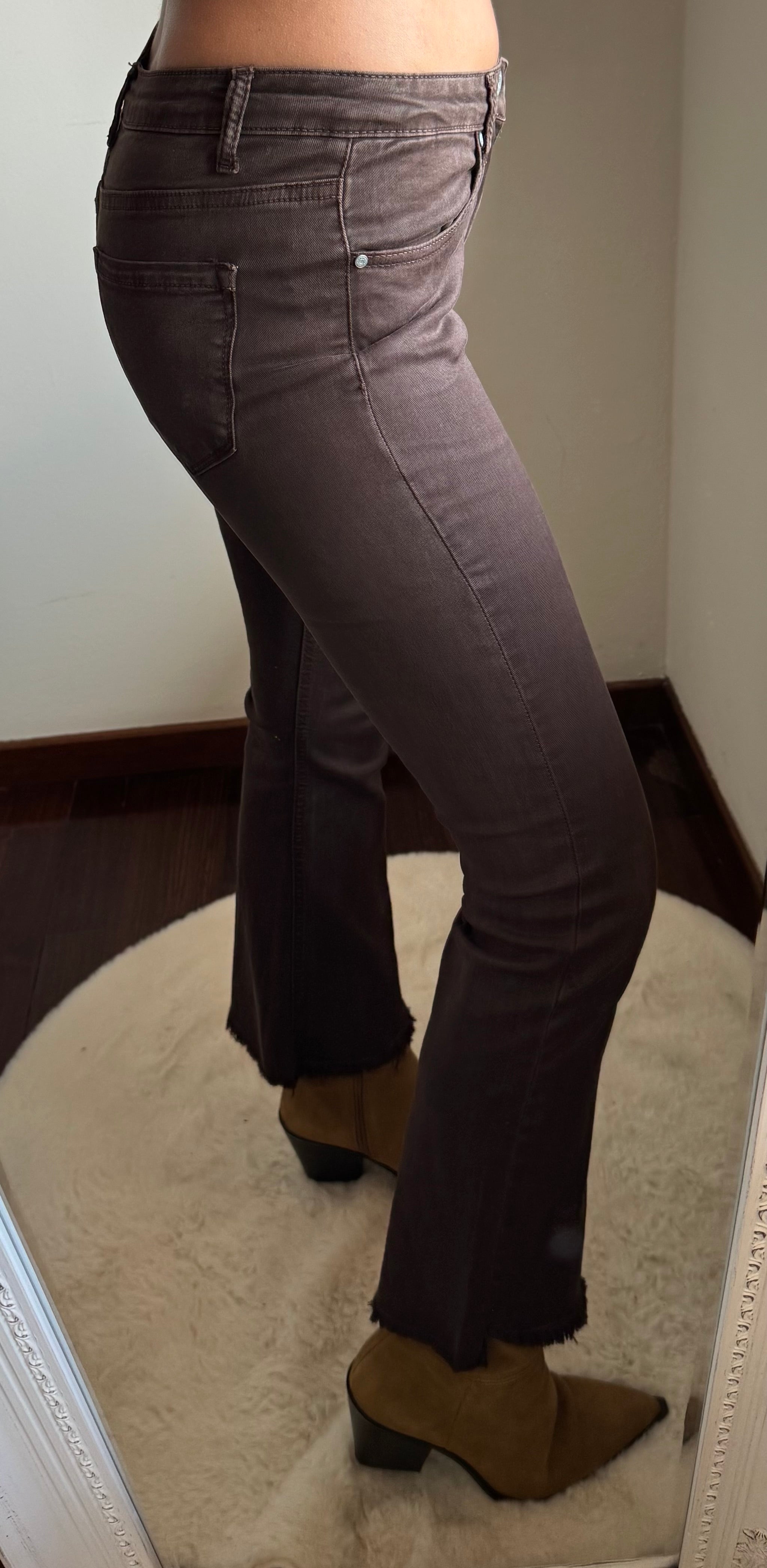 Jeans trombetta chocolate