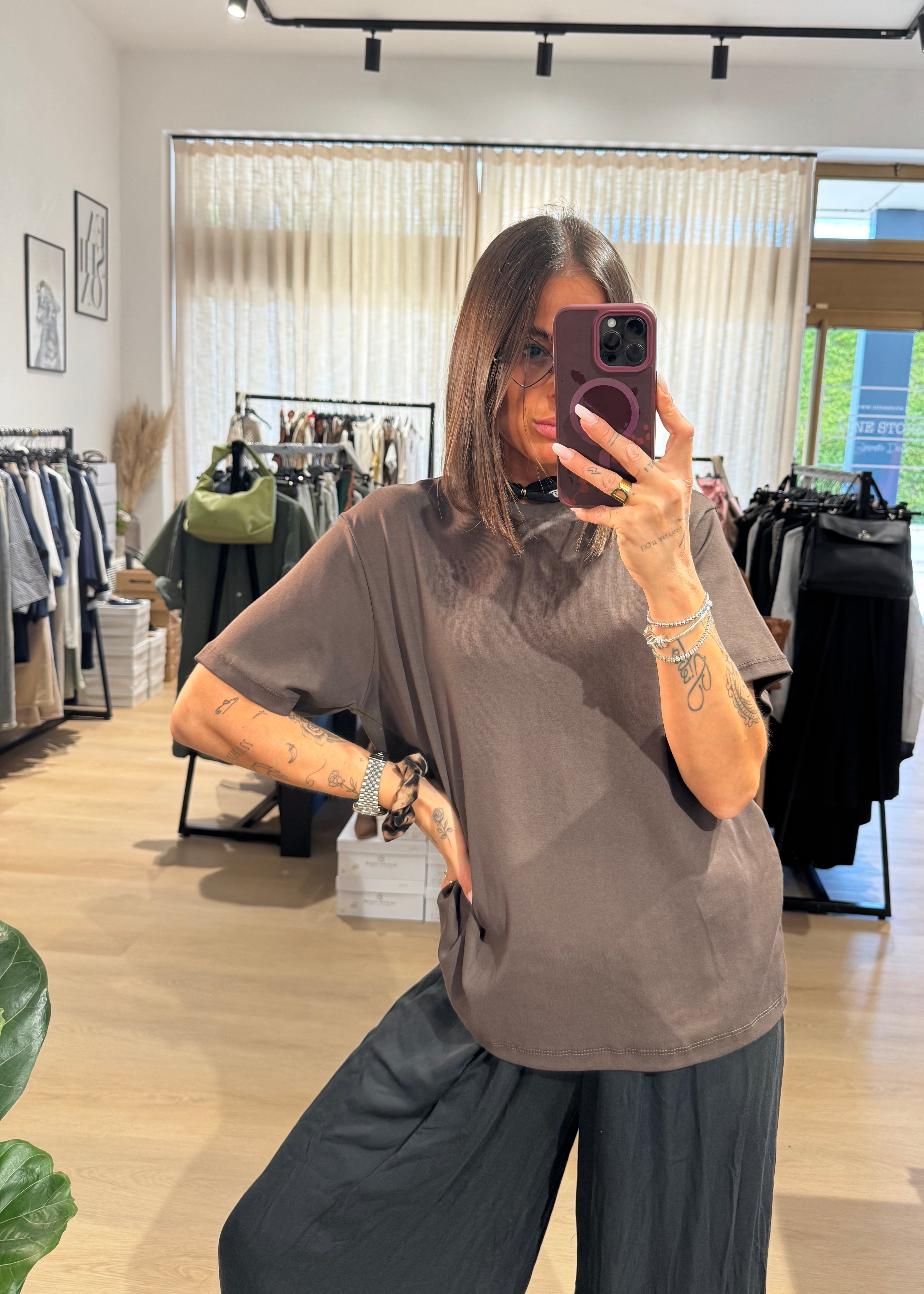 T-shirt basic a scatola