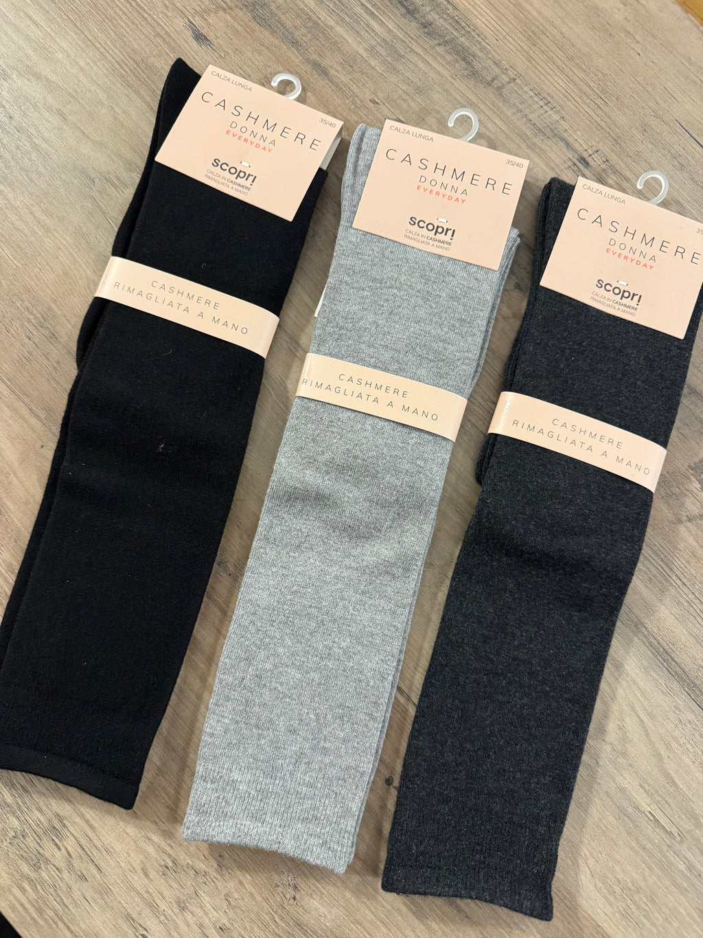 Calza cashmere lunga
