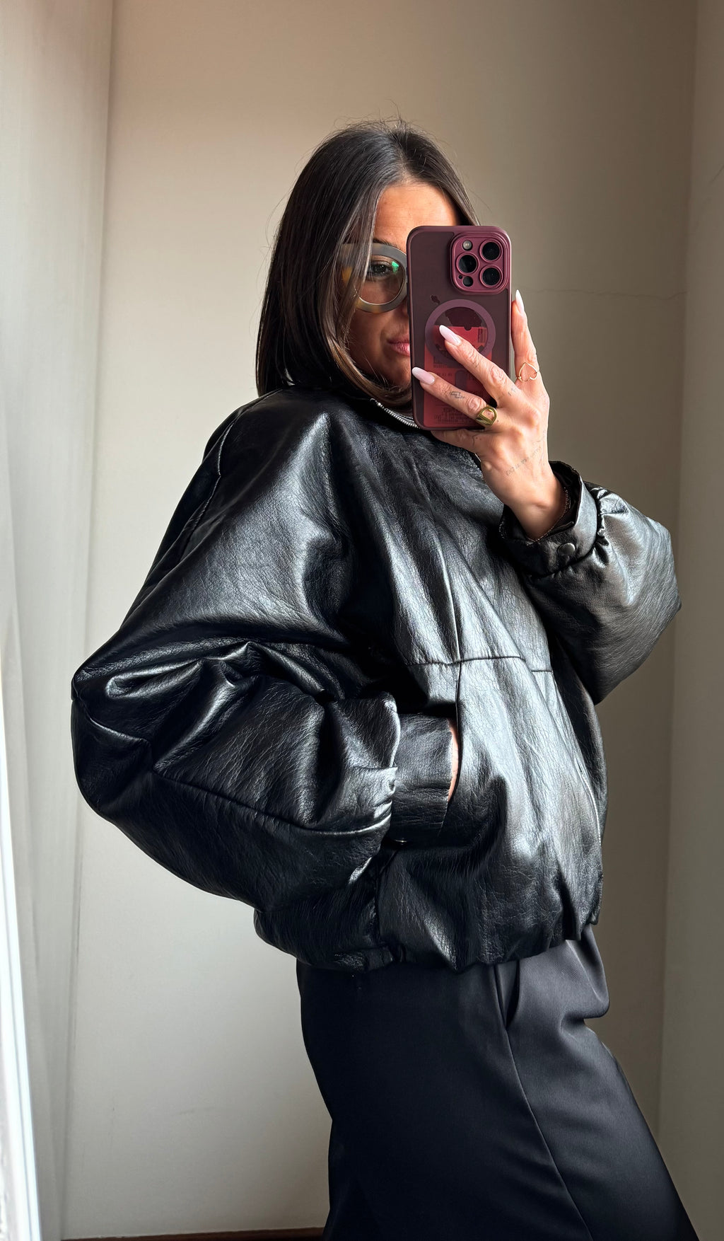 Bomber ecopelle