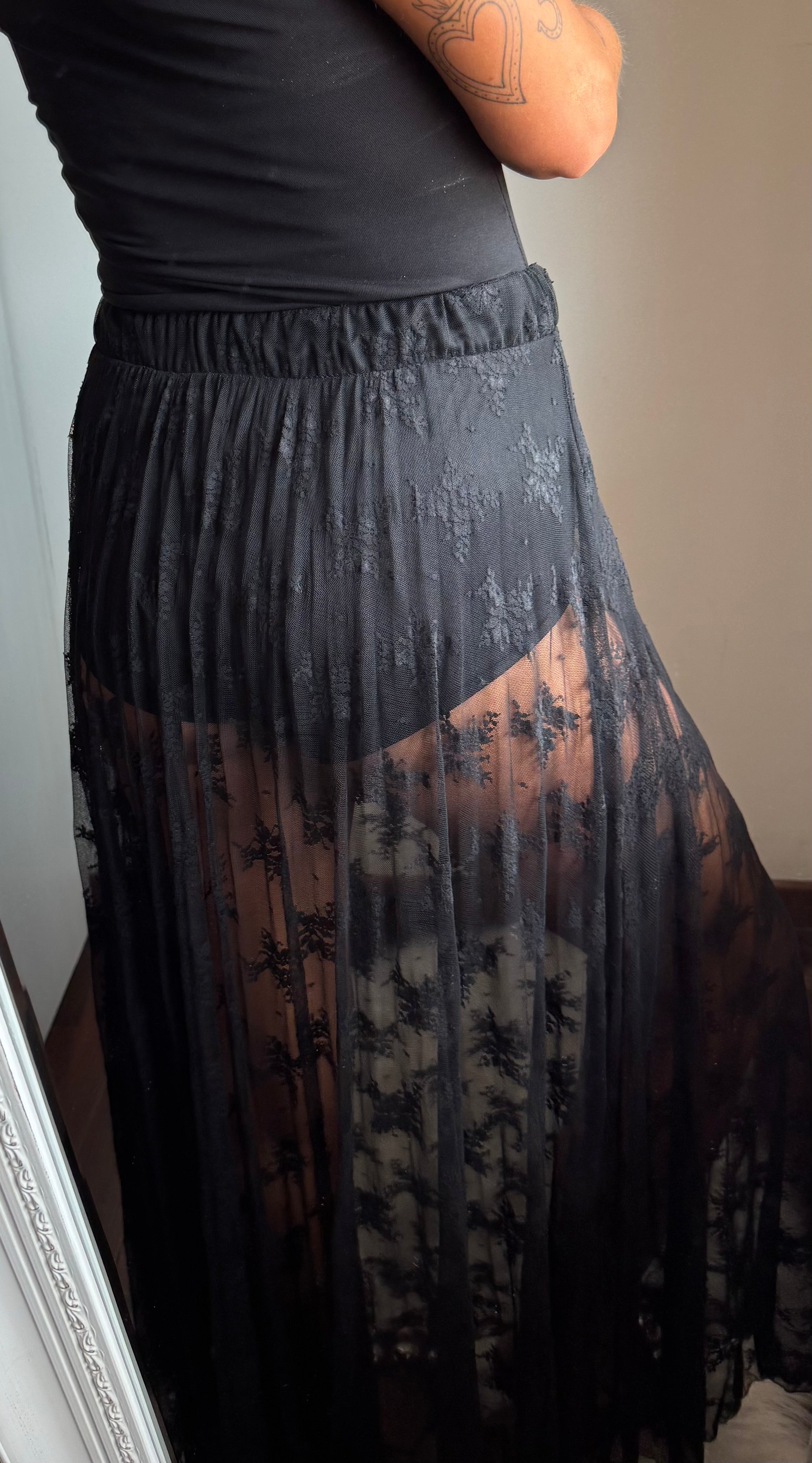 Gonna Lumina con trasparenza