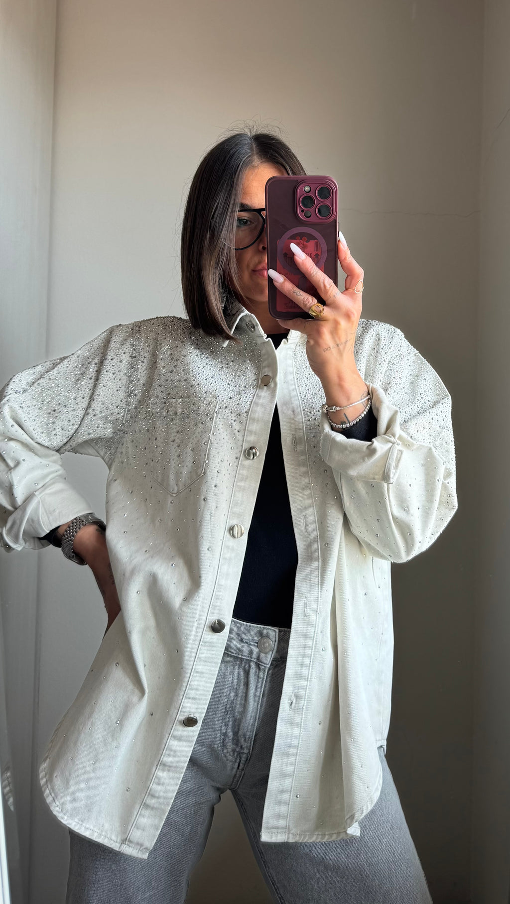 Giacca a camicia Laila