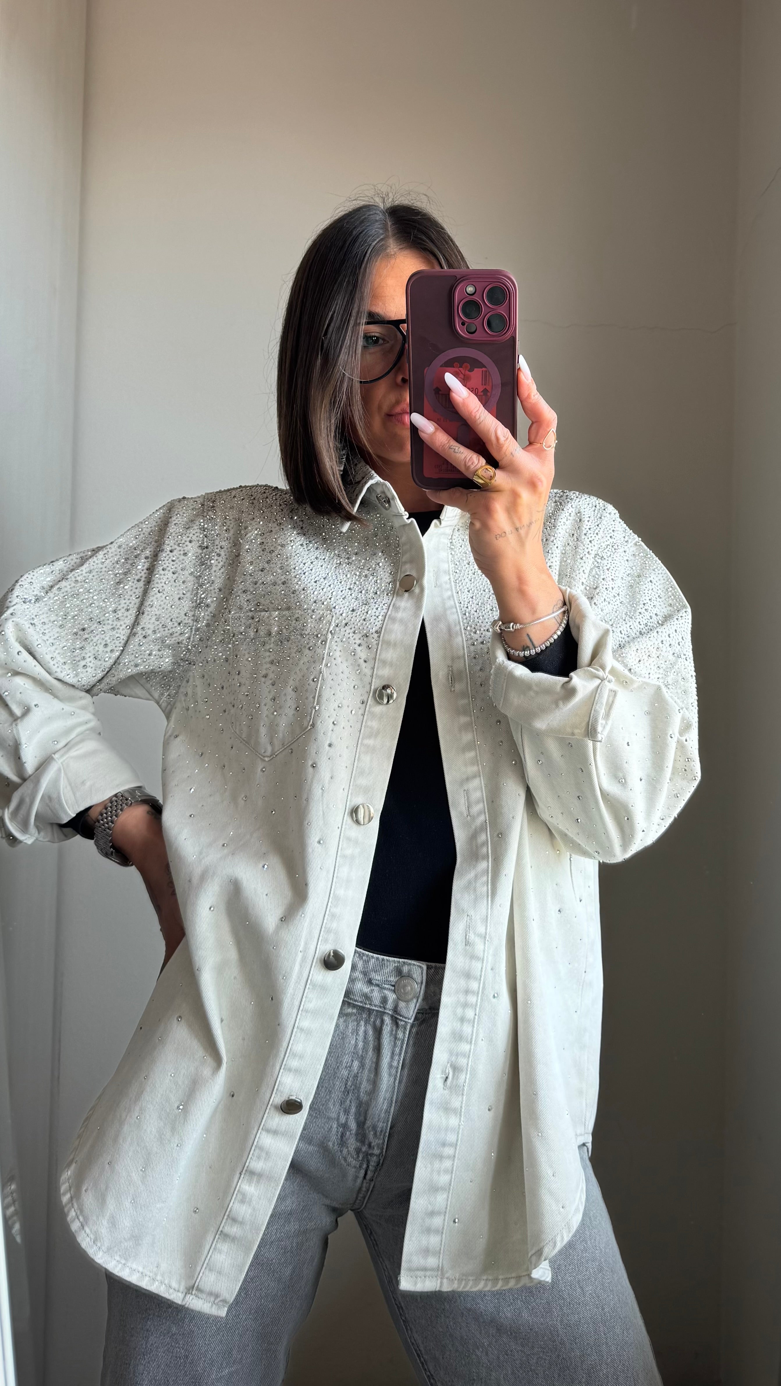 Giacca a camicia Laila
