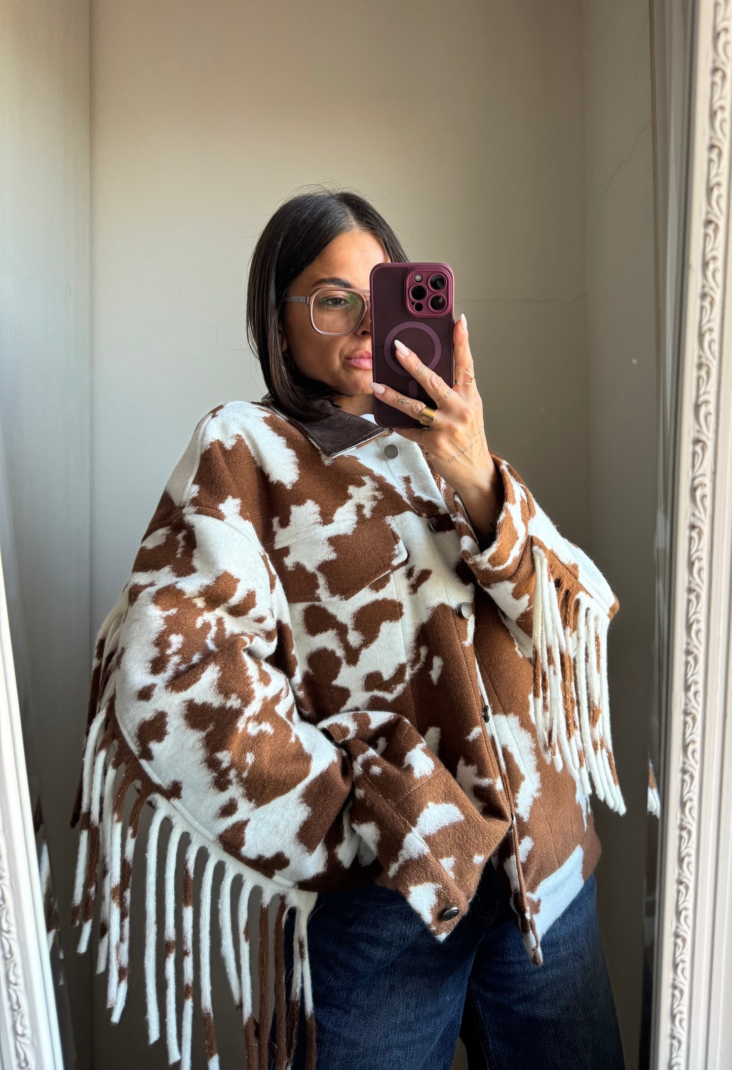 Giacca frange Lumina