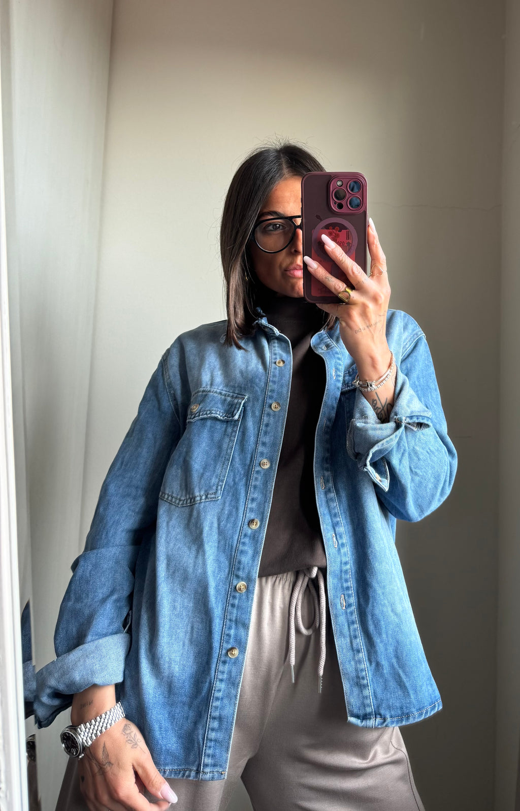 Camicia in denim