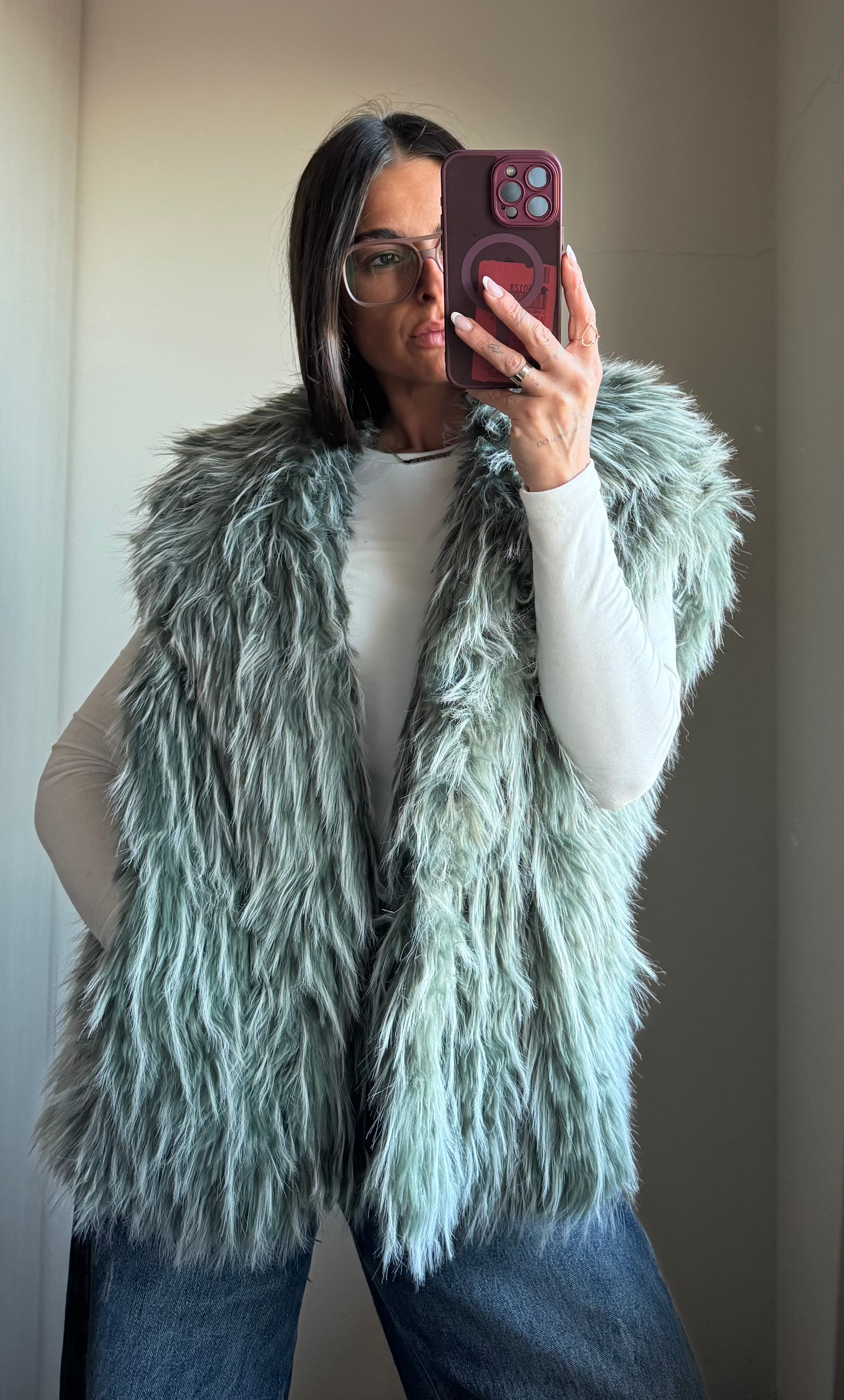 Gilet eco fur Lumina