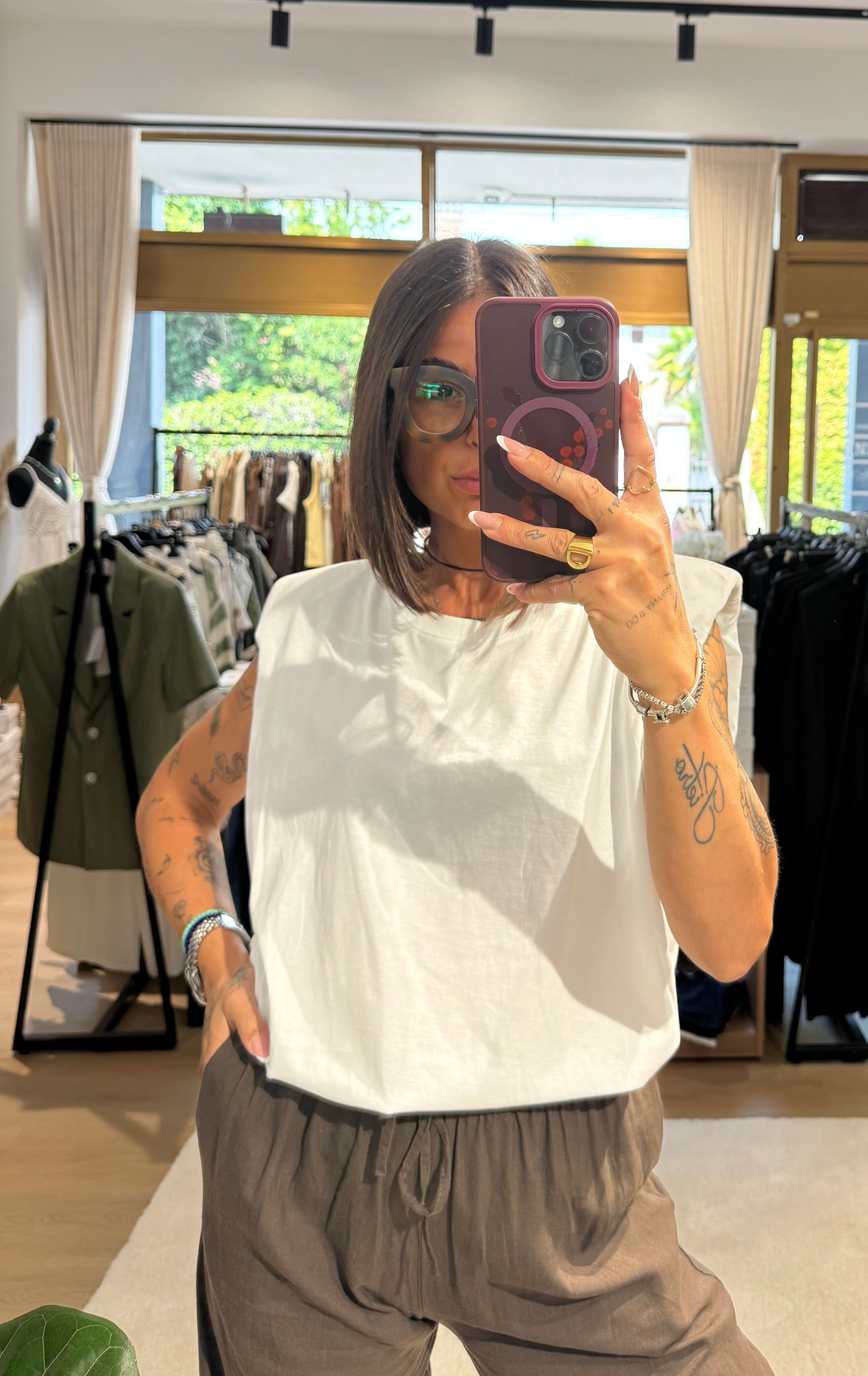 Canotta con spalline
