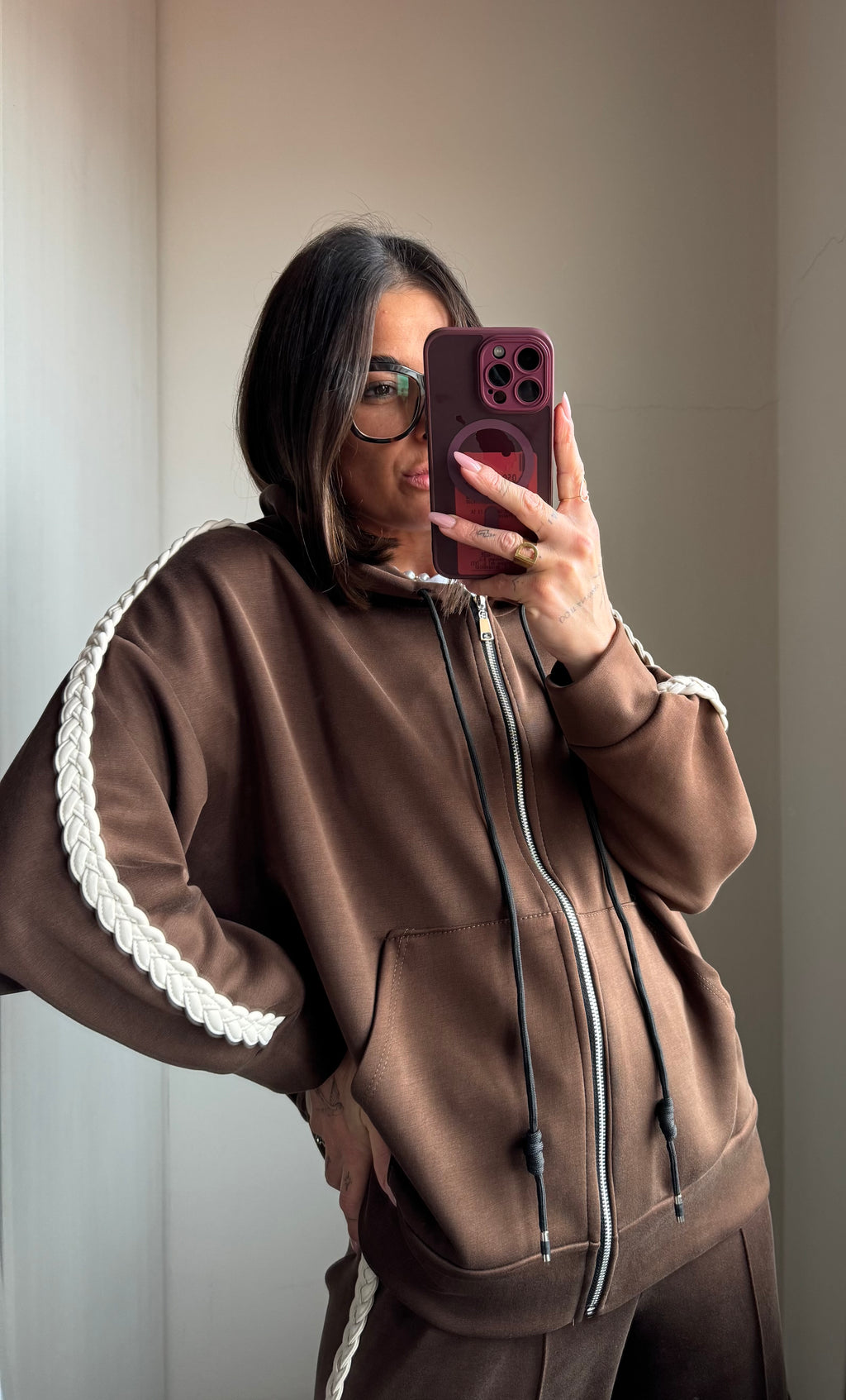 Coordinato treccia