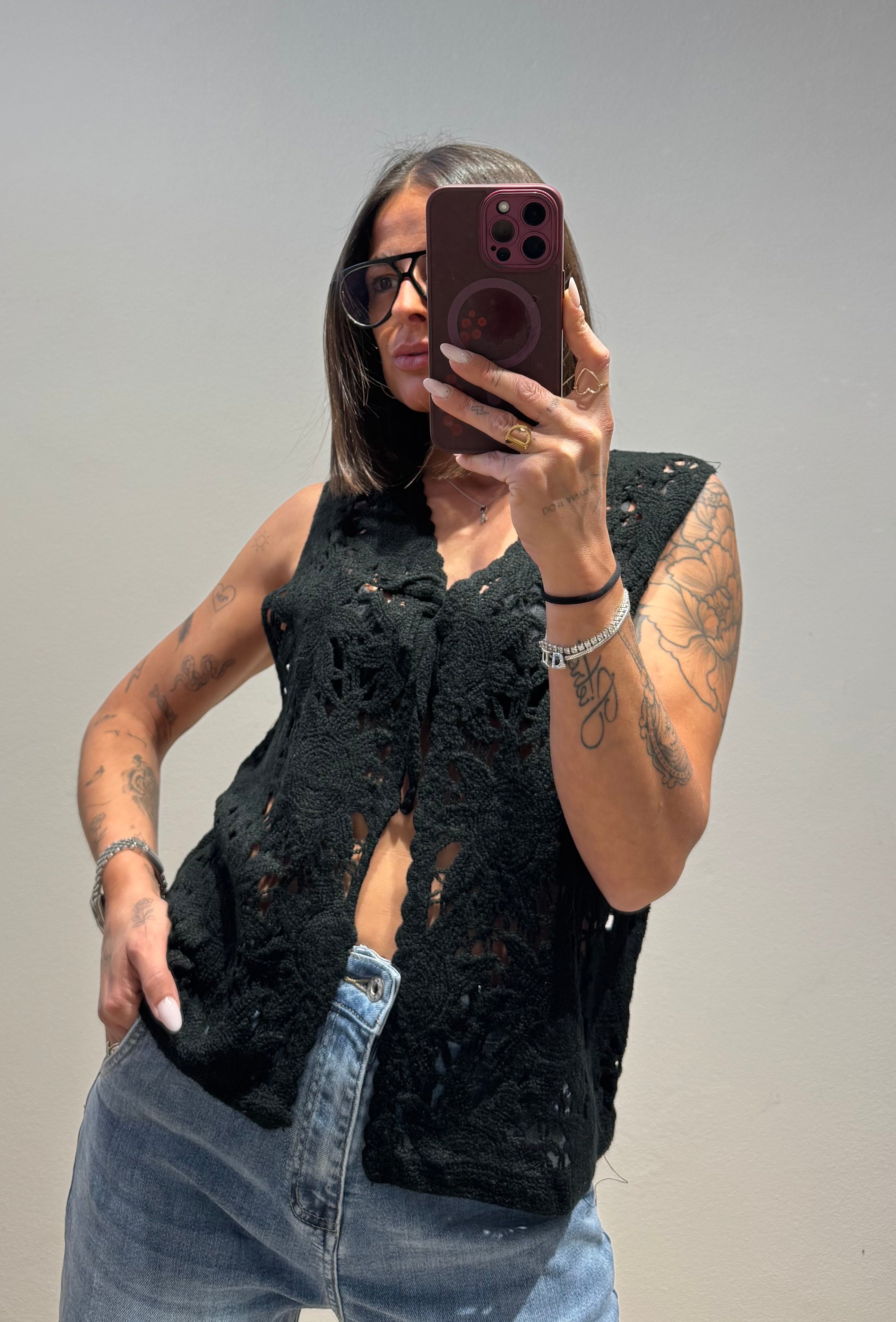 Gilet in crochet