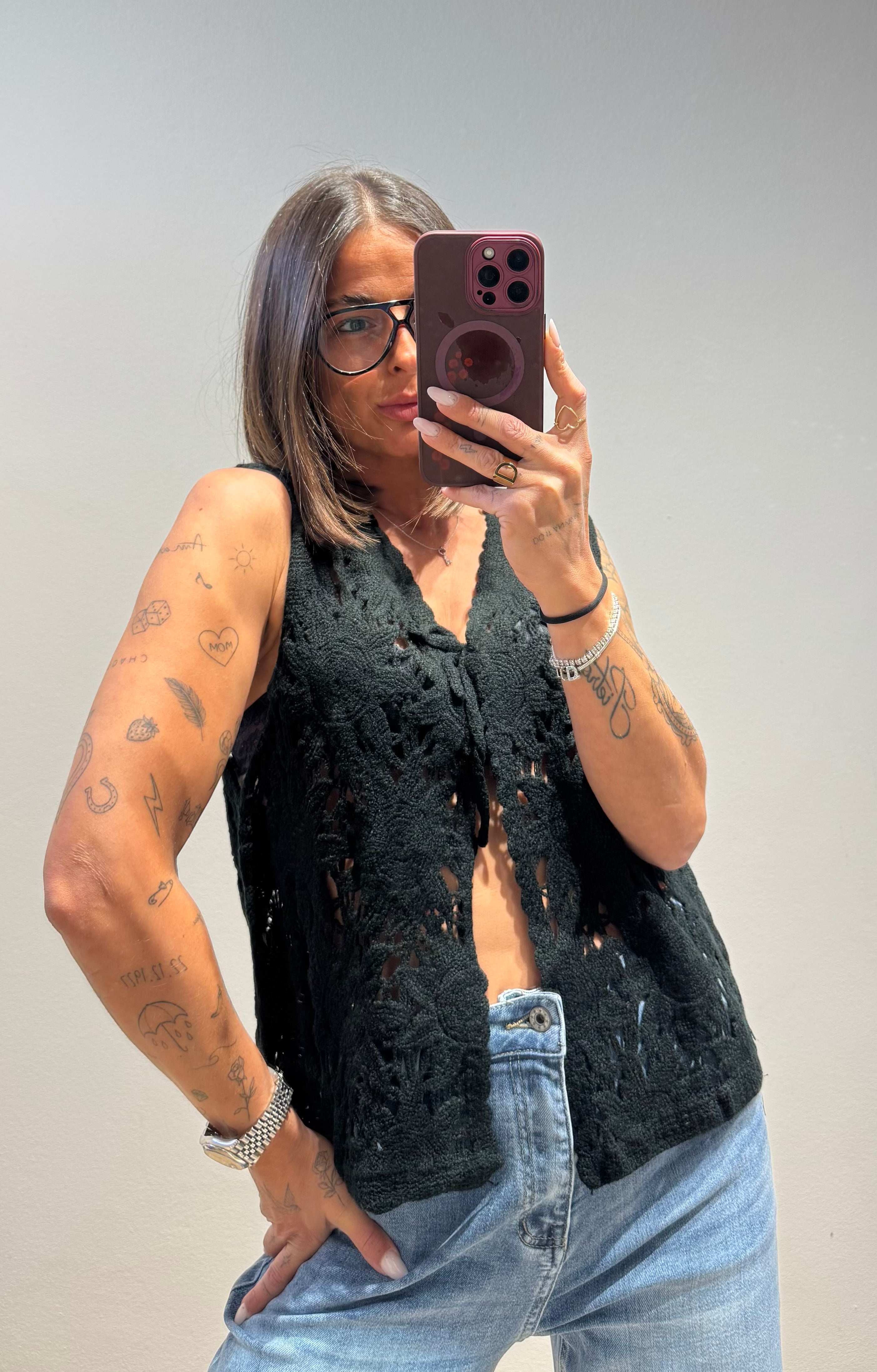 Gilet in crochet