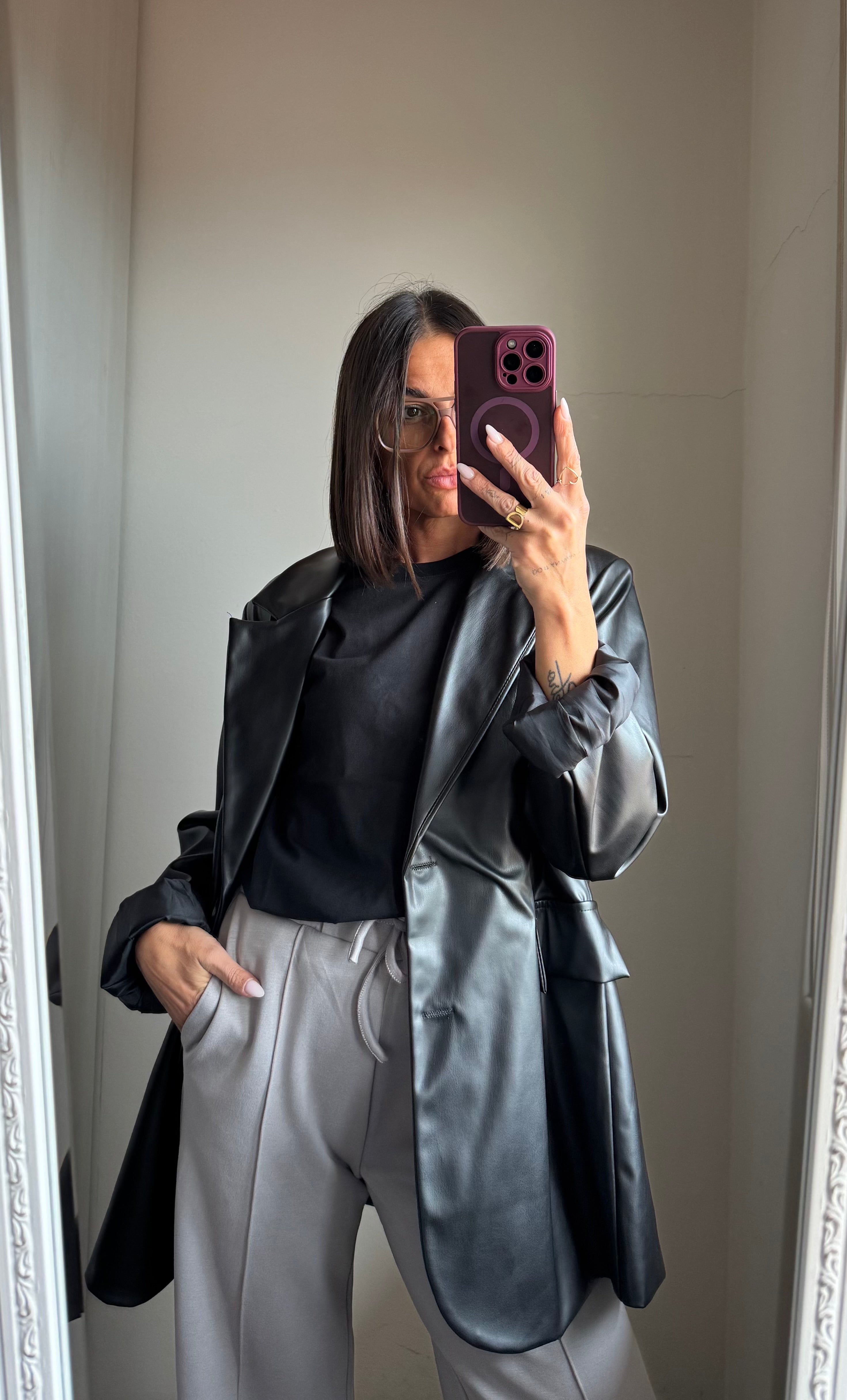 Blazer over ecopelle